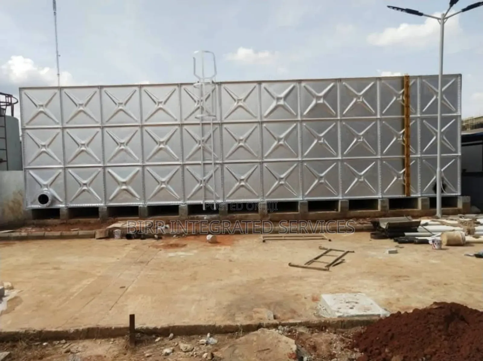 Braithwaite Galvanized Pressed Steel Panels And Stanchion Fabrication