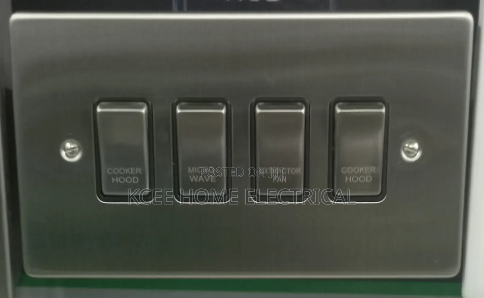 Original 4 Gang Grid Switch With Light – Strong Reliable