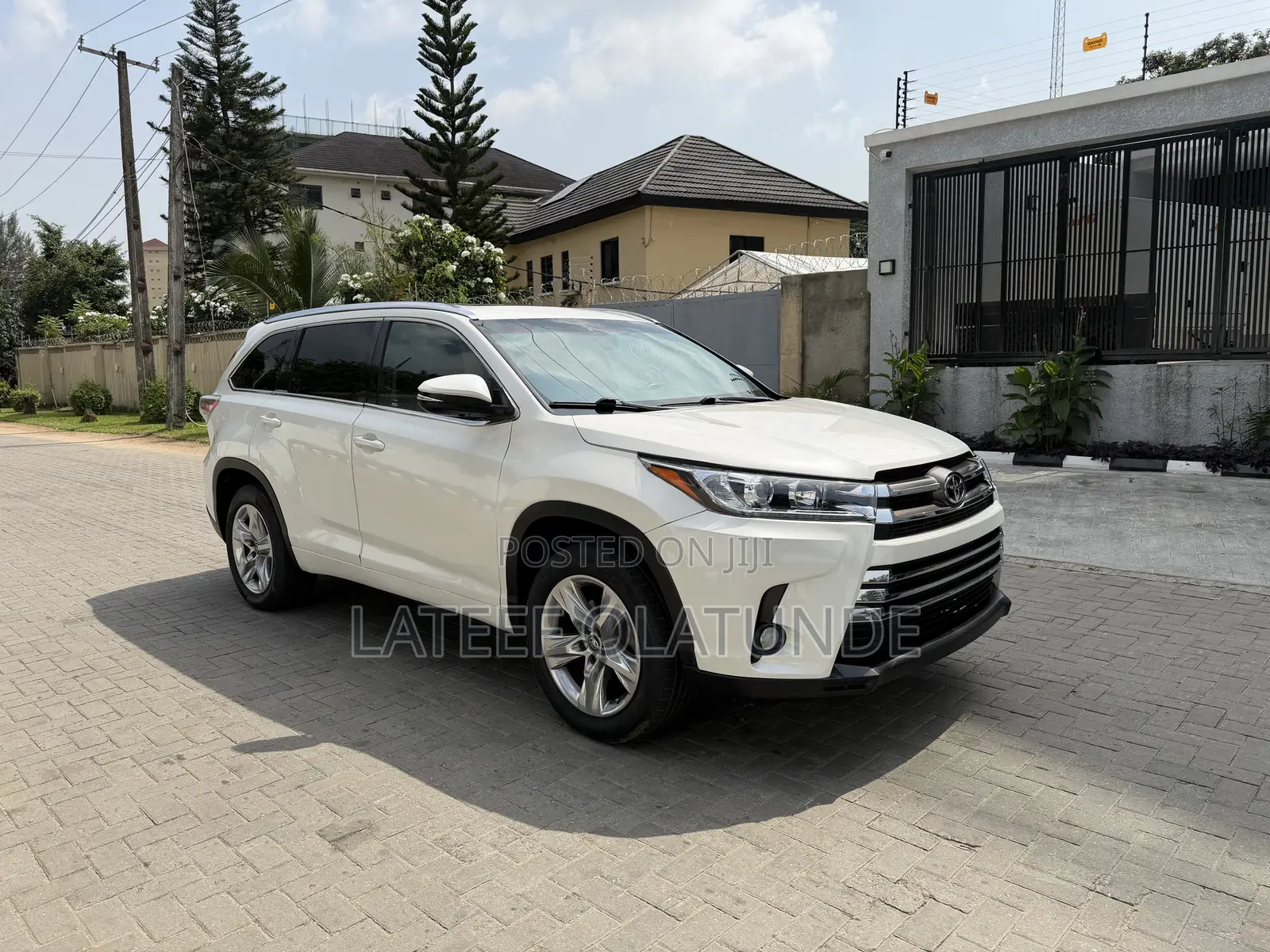Toyota Highlander Limited V6 4x2 (3.5L 6cyl 6A) 2016 White