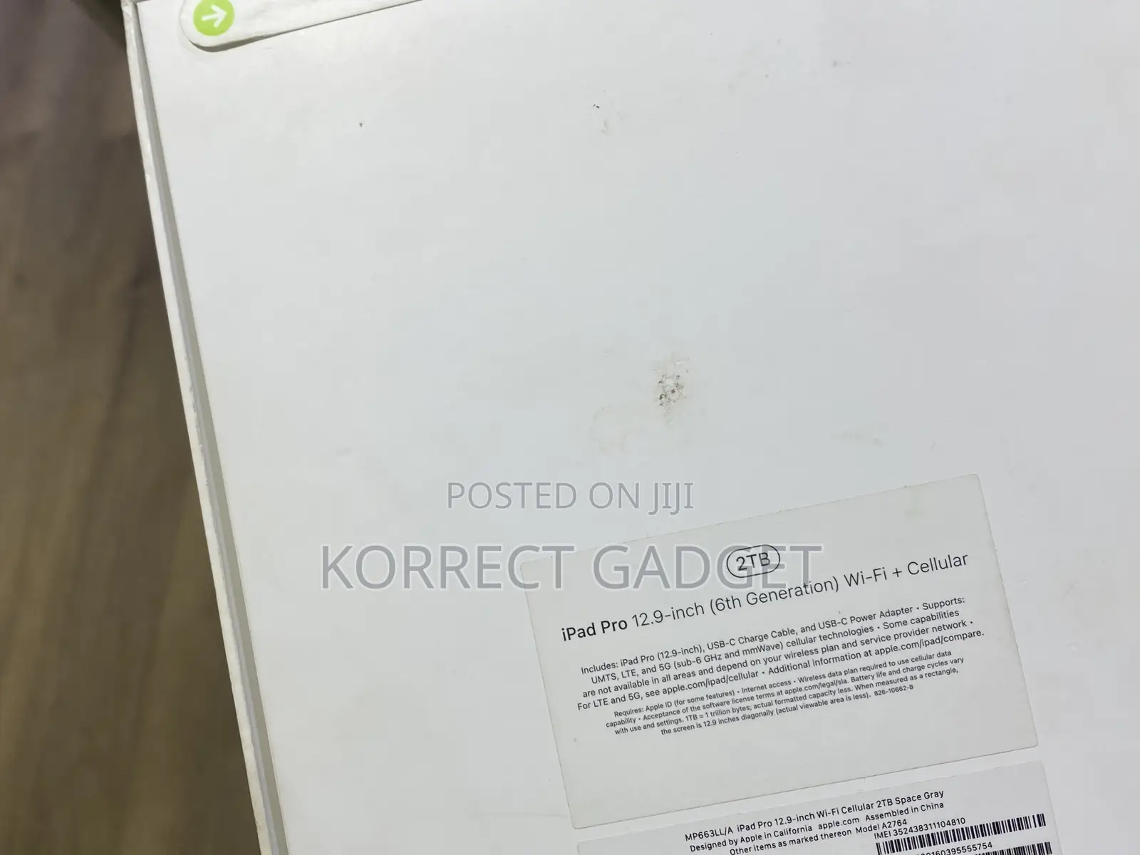New Apple iPad Pro 12.9 (2022) 2 TB Gray
