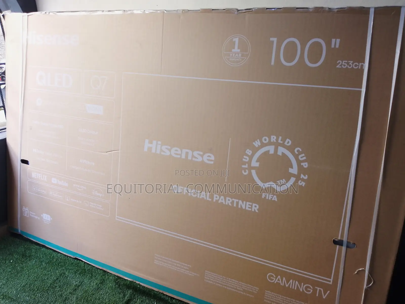 Hisense 100 Inch Qled Smart Tv With Uhd Resolution