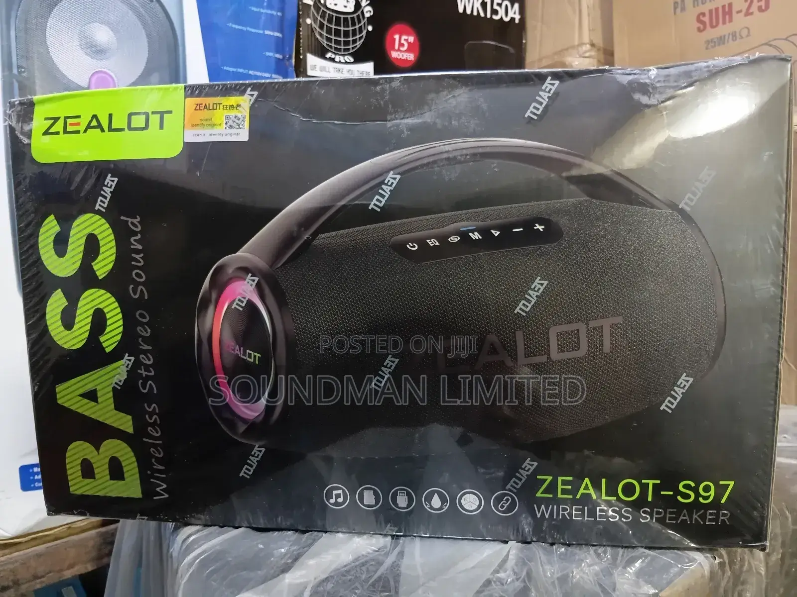 Zealot Bass Speaker S-97 Portable Mp3 Bluetooth Speaker