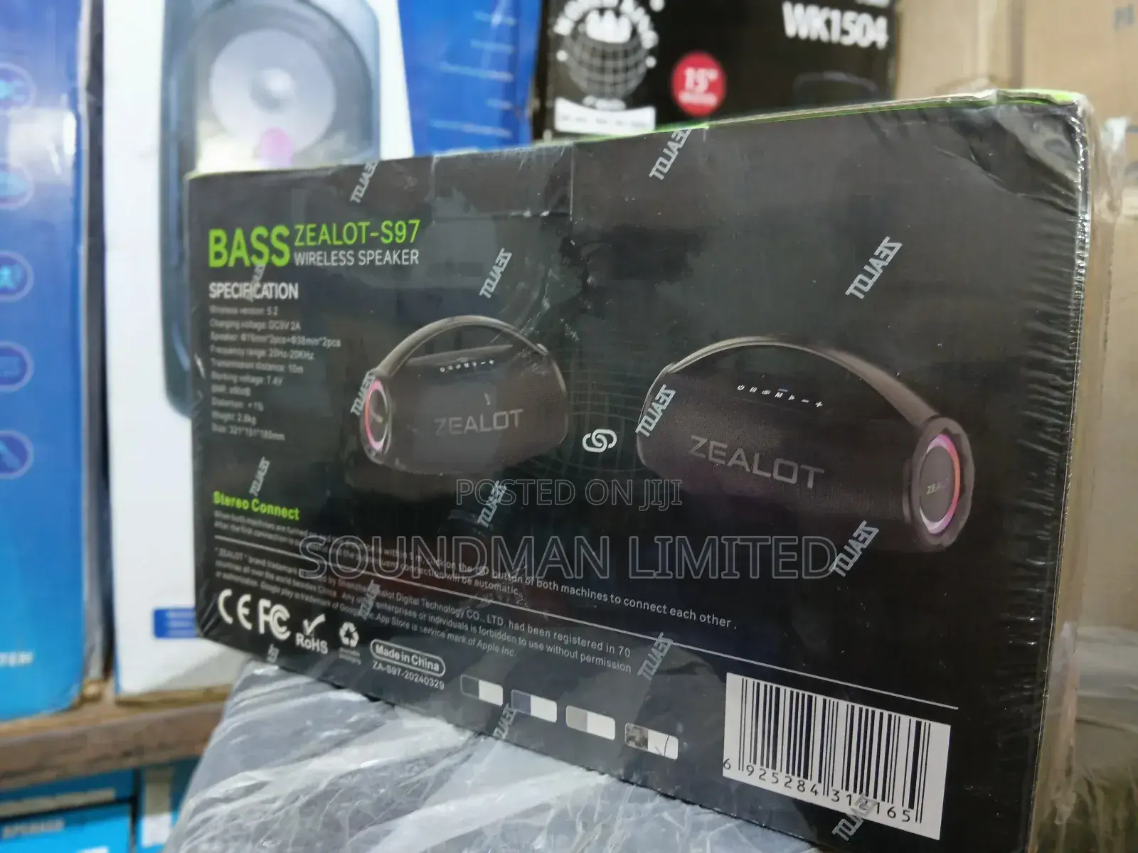 Zealot Bass Speaker S-97 Portable Mp3 Bluetooth Speaker