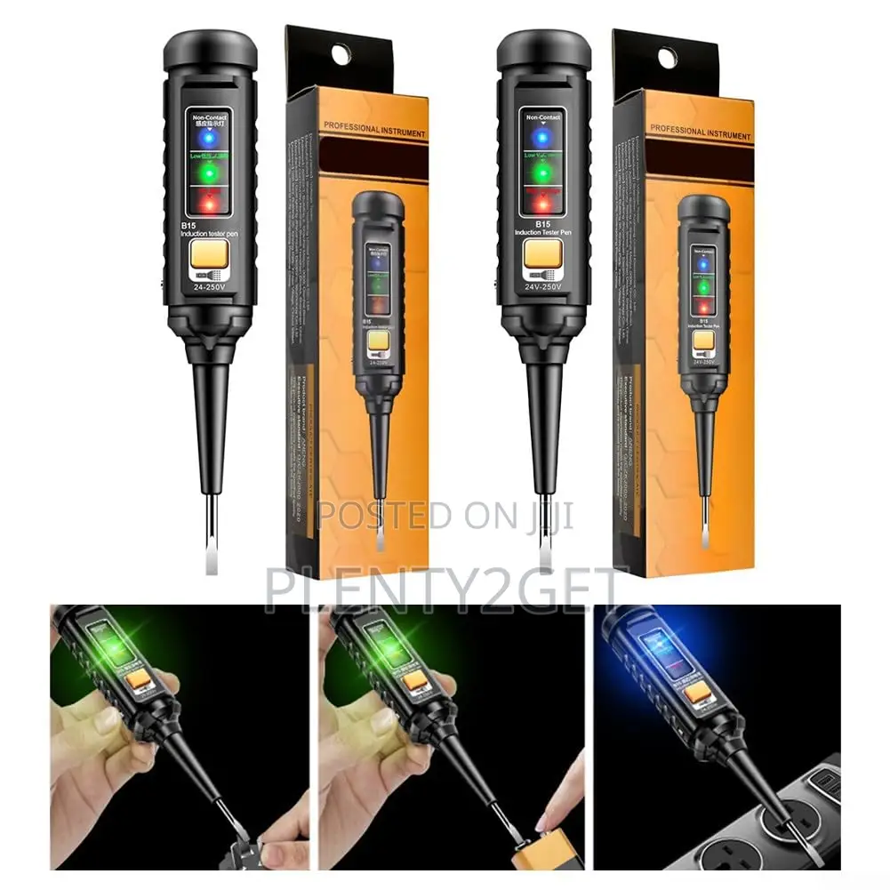 B15 Dc Detection Tester One-word Screwdriver Indicator Light Meter Ins