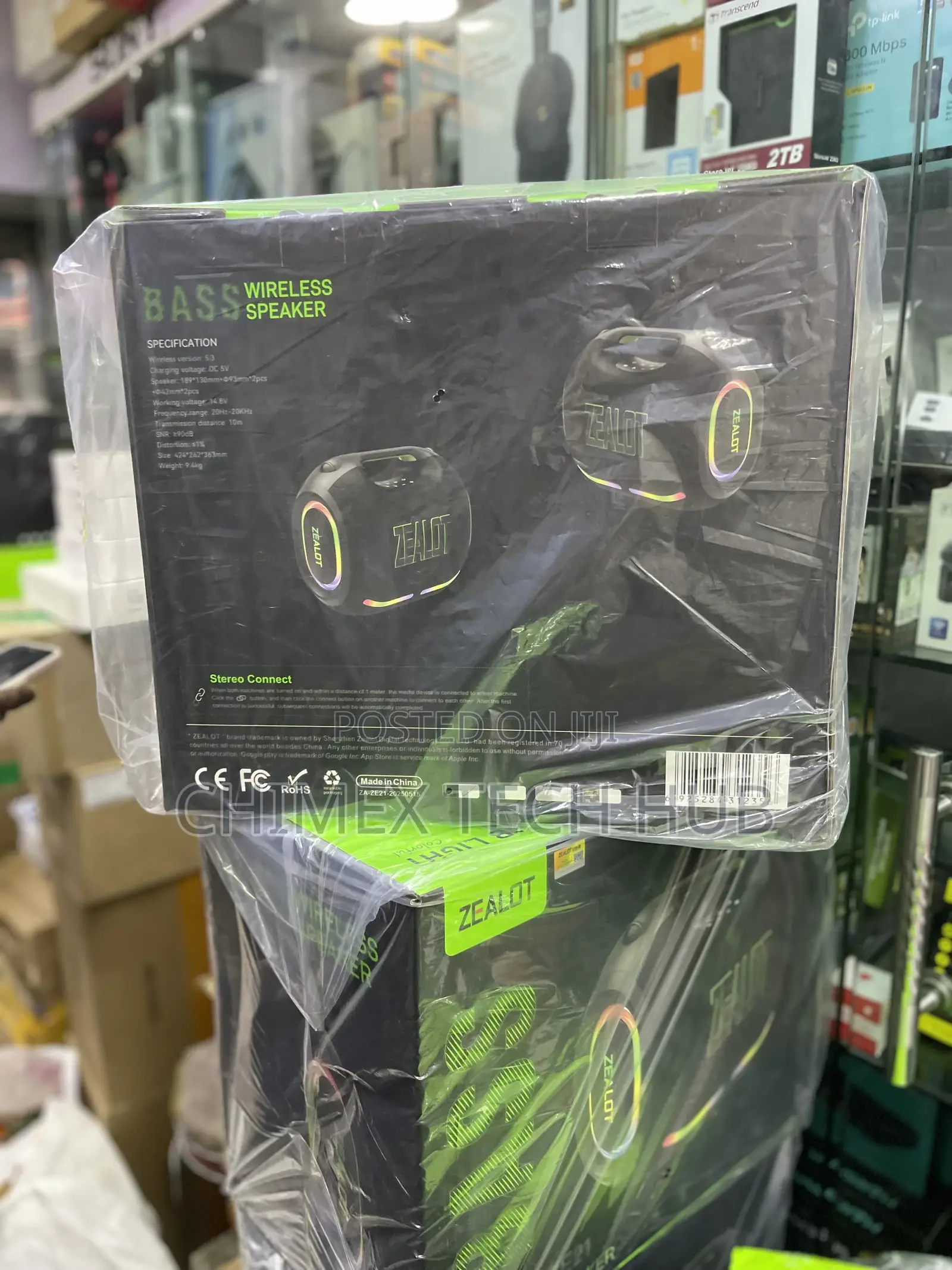 Zealot Ze21 Wireless Bluetooth Speaker 250watts