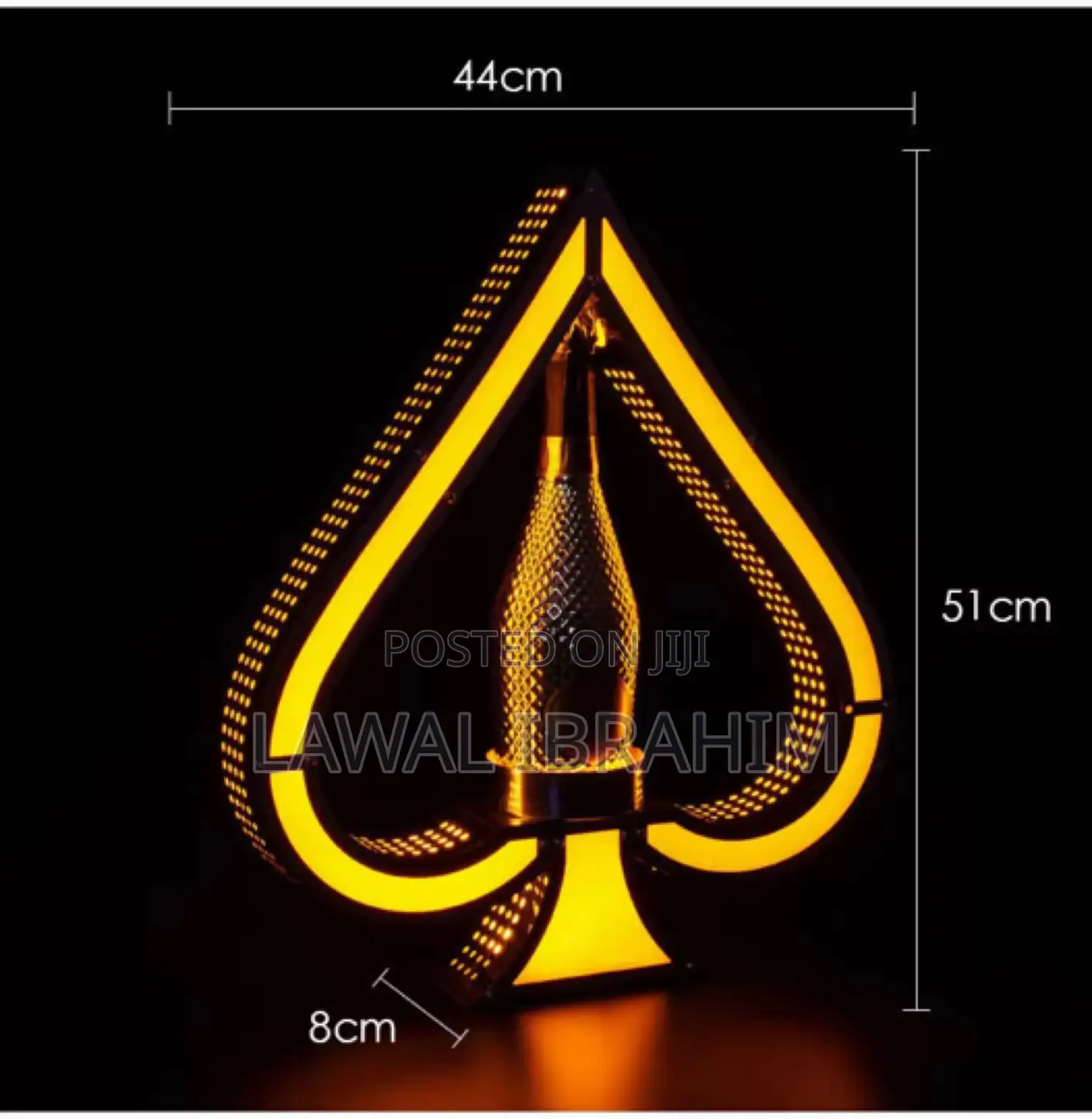 Ace of Spades Bottle Glorifier for Vip Night Club