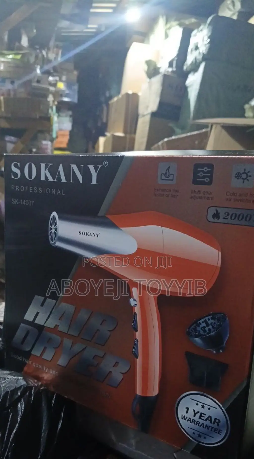 Sokanny Professional Hair Dryer 2000 Watts
