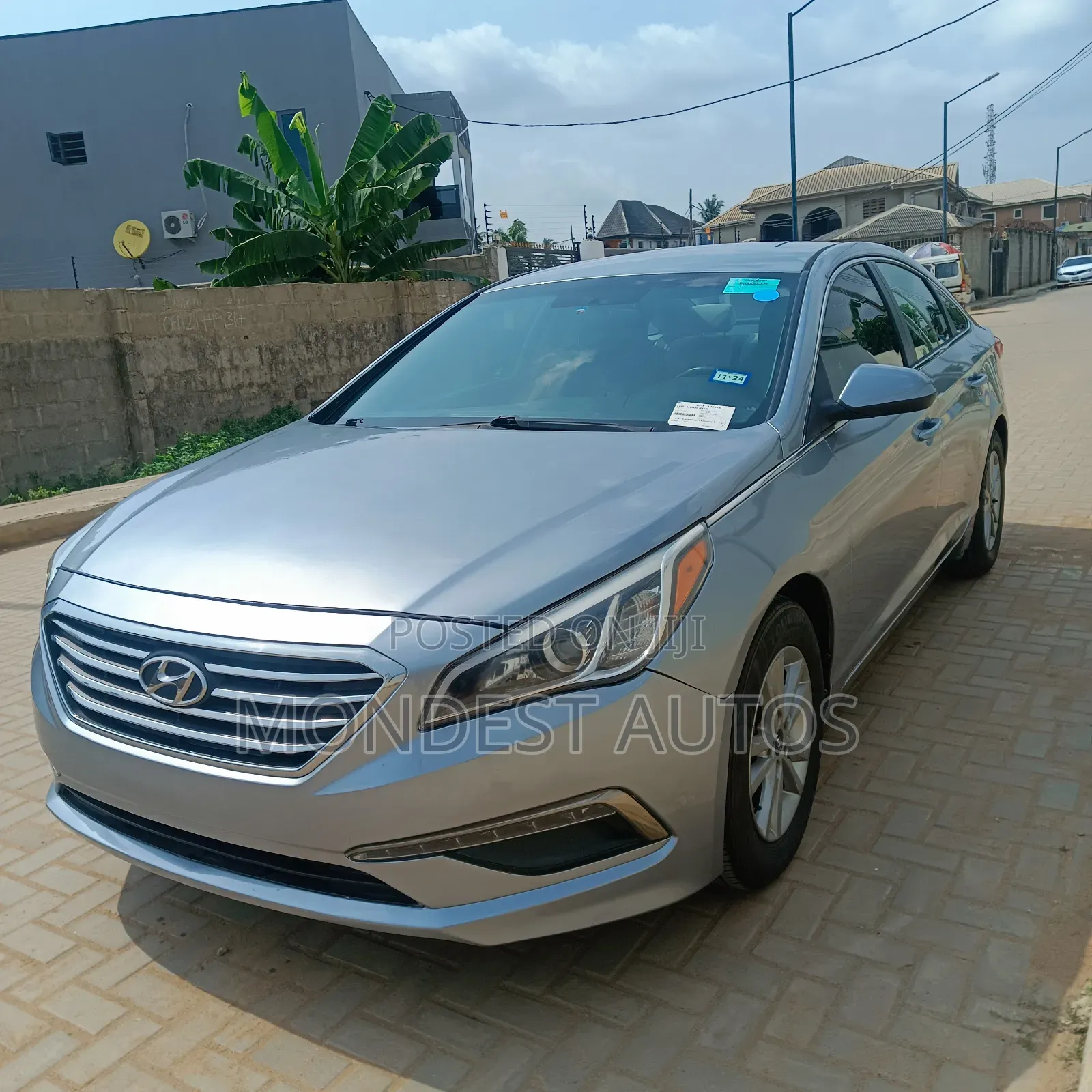 Hyundai Sonata Sport 4dr Sedan (2.4L 4cyl 6A) 2015 Silver