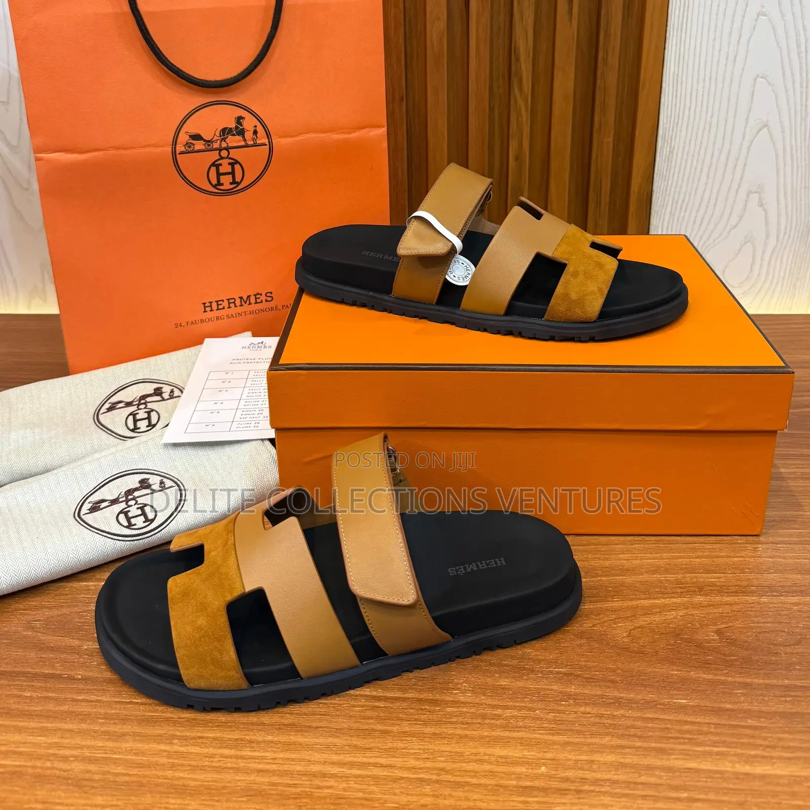 Luxury Update  Hermes Kazimir Sandal. Color: Noir
