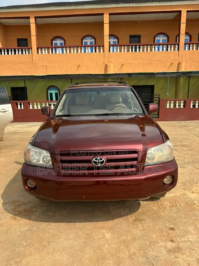 Toyota Highlander V6 FWD 2004 Burgundy