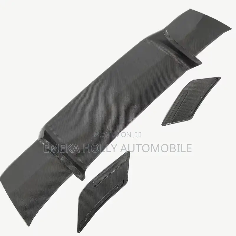 Rear Roof Spoiler Wings B Style Gloss Black for Mercedes G Wagon 2020.