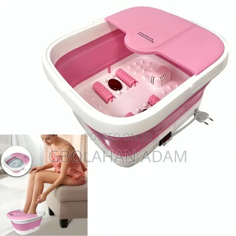 Ocean Wave "Foot Spa Bath Massager With Heat Bubbles Vibration"