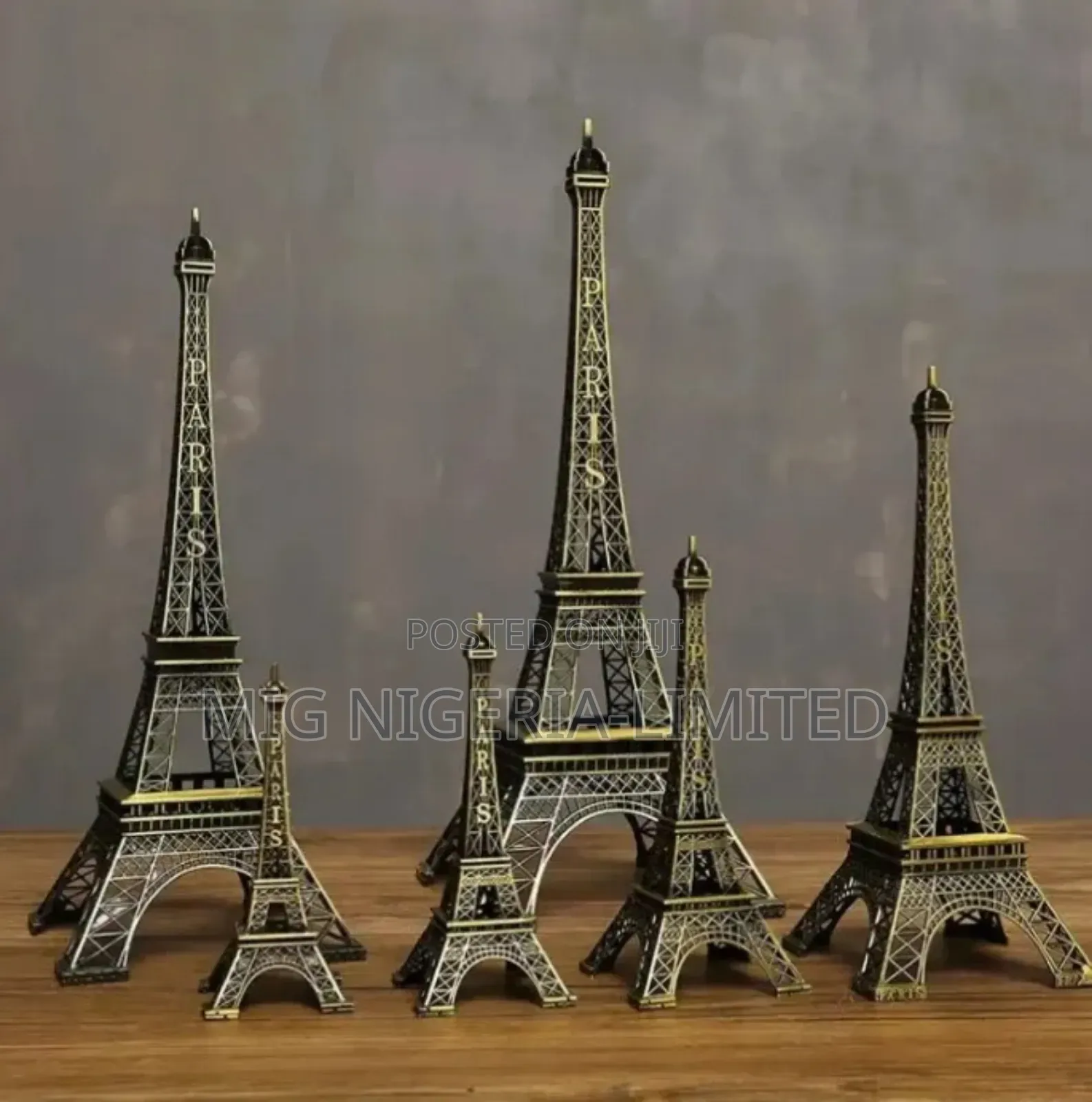 Tower Metal Paris Eiffel Tower Figurine Replica Holder Decoration 1pc