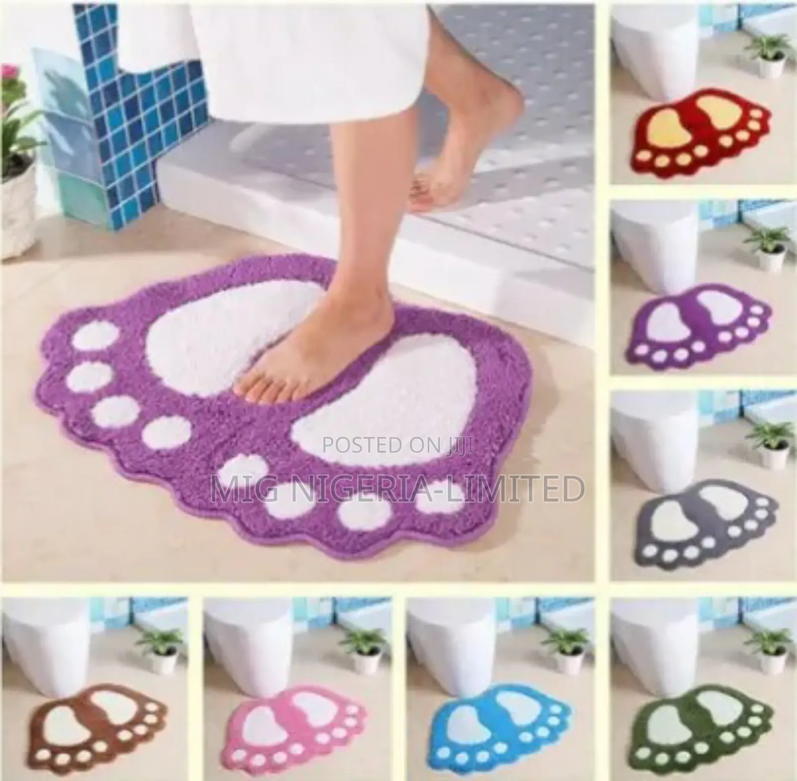 Small Rug Soft Bath Mat Bathroom Rug Carpet for Bedroom Fluffy Tuftin