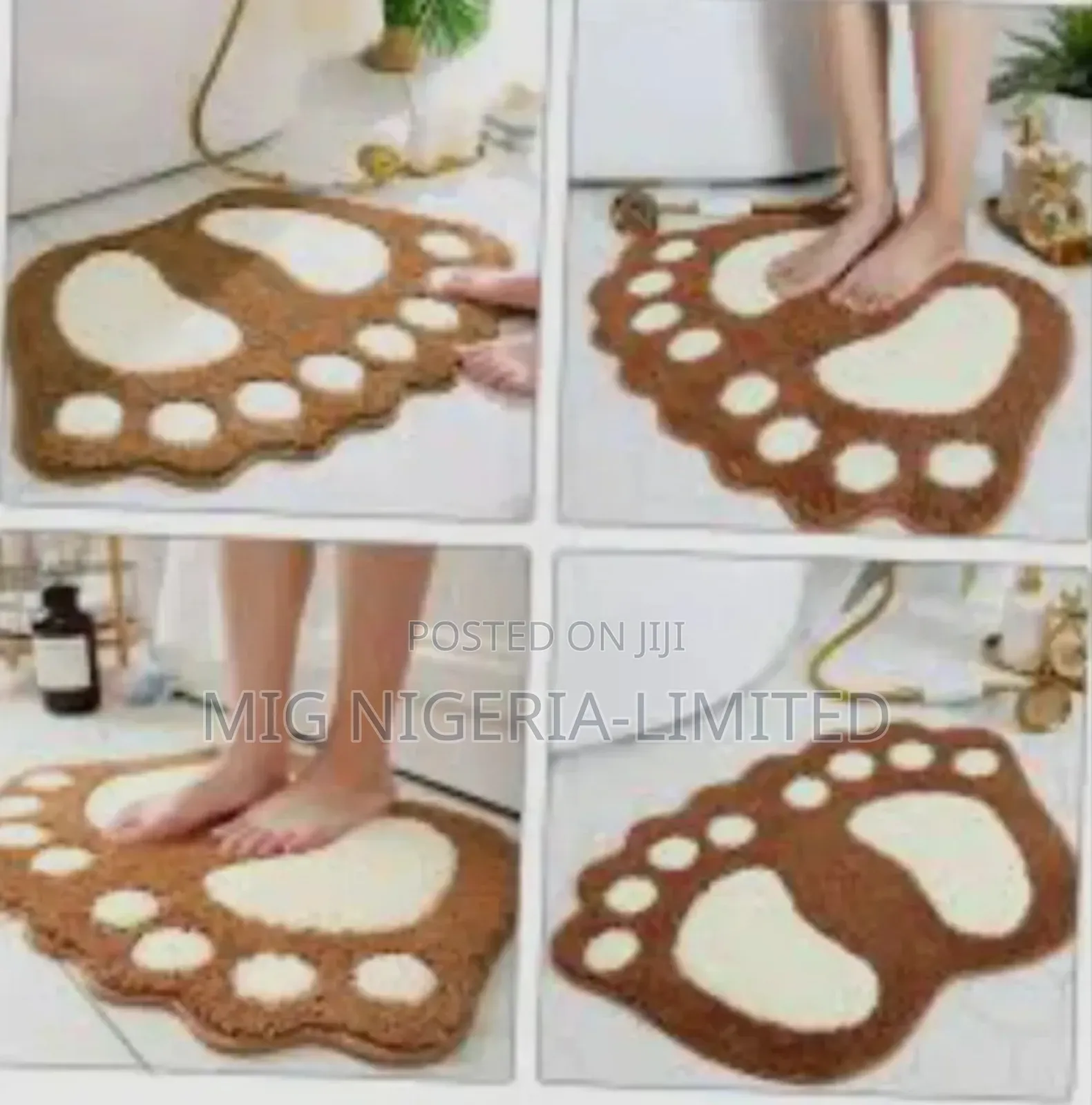Small Rug Soft Bath Mat Bathroom Rug Carpet for Bedroom Fluffy Tuftin