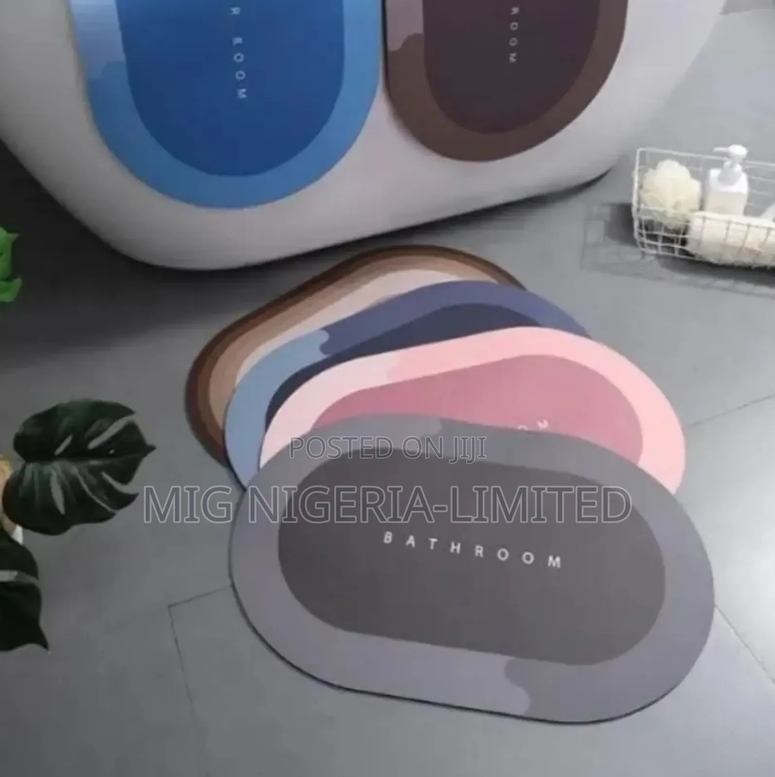 Bathroom Mat Water-Absorbing Bath Non-Slip Water Absorbent Floor Mat