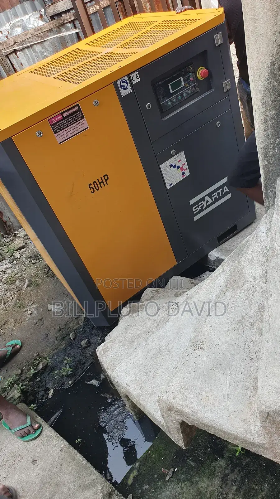 37kw Sp-50a Fixed Speed Screw Air Compressor