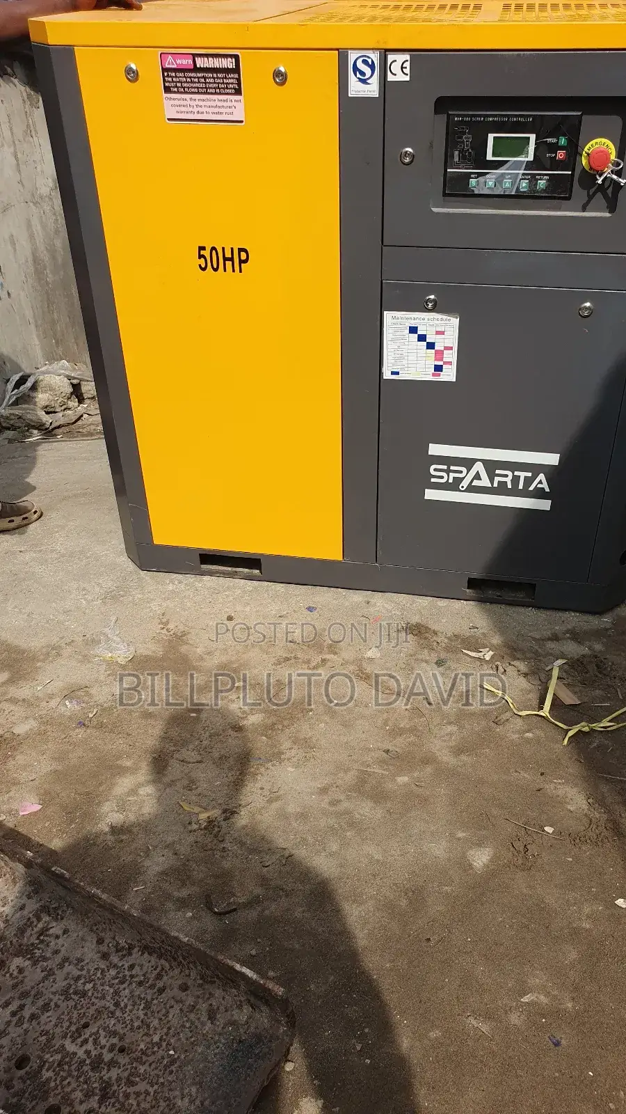 37kw Sp-50a Fixed Speed Screw Air Compressor