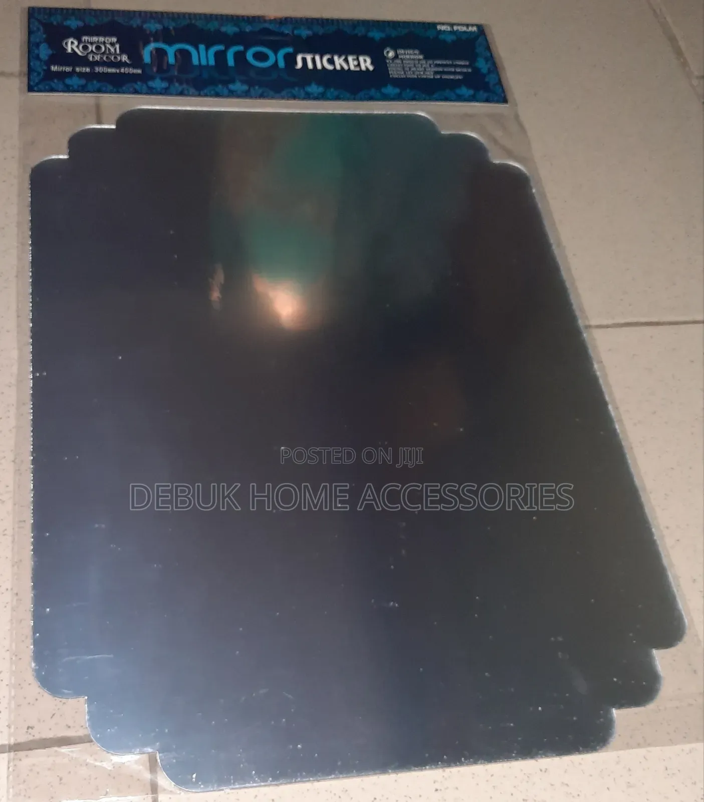 30 by 40 Mirror Sticker (Self-Adhesive)