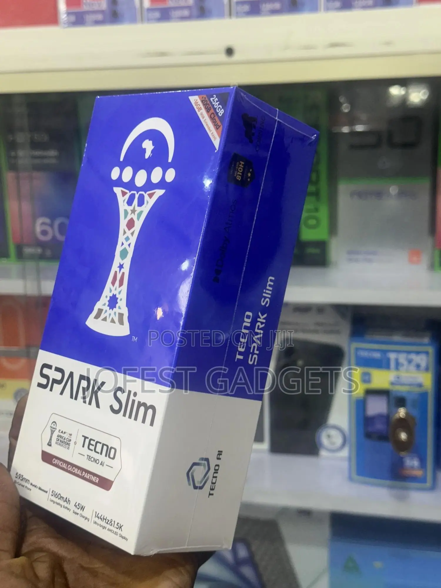 New Tecno Spark Slim 256 GB Black