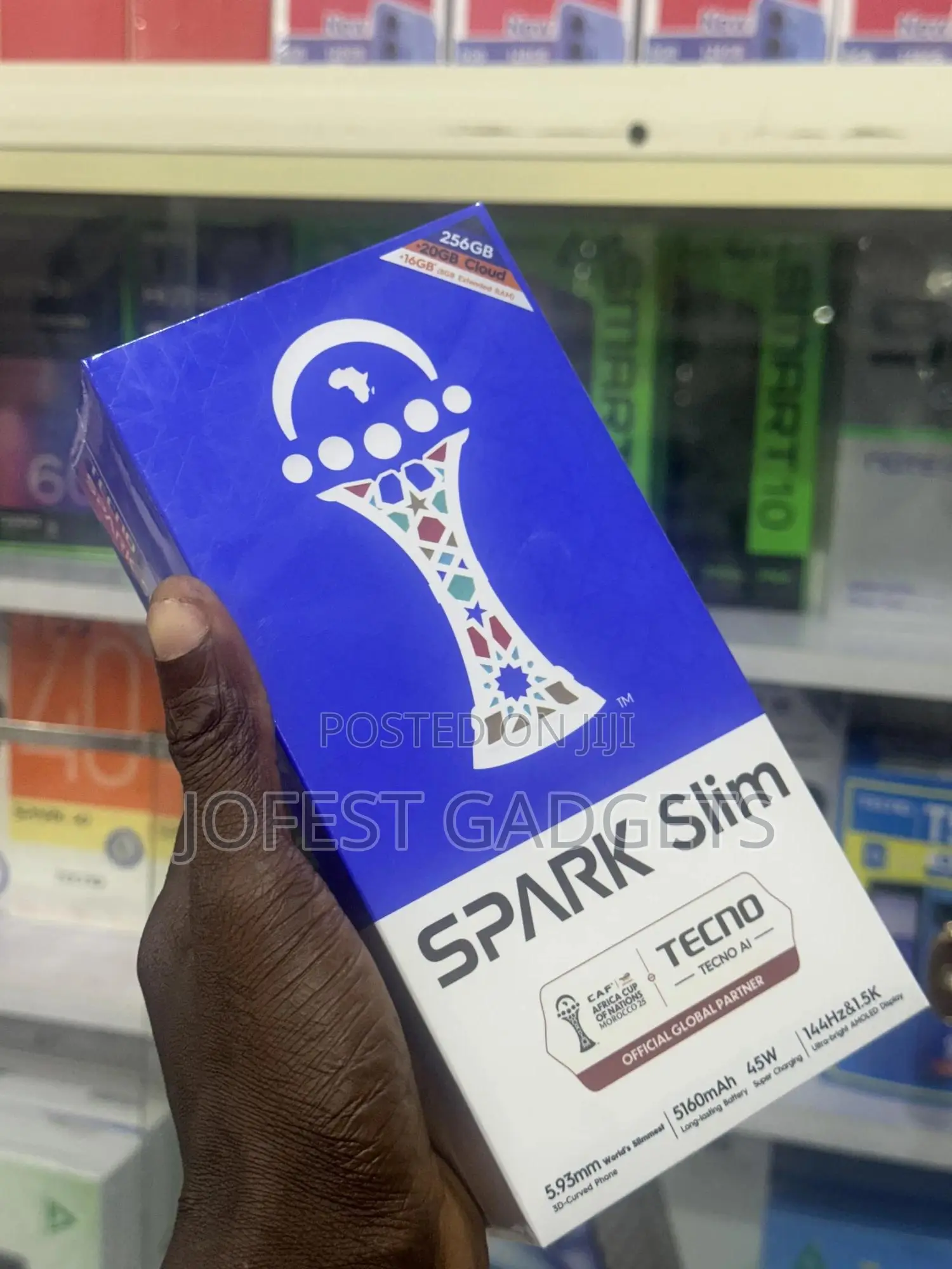 New Tecno Spark Slim 256 GB Black