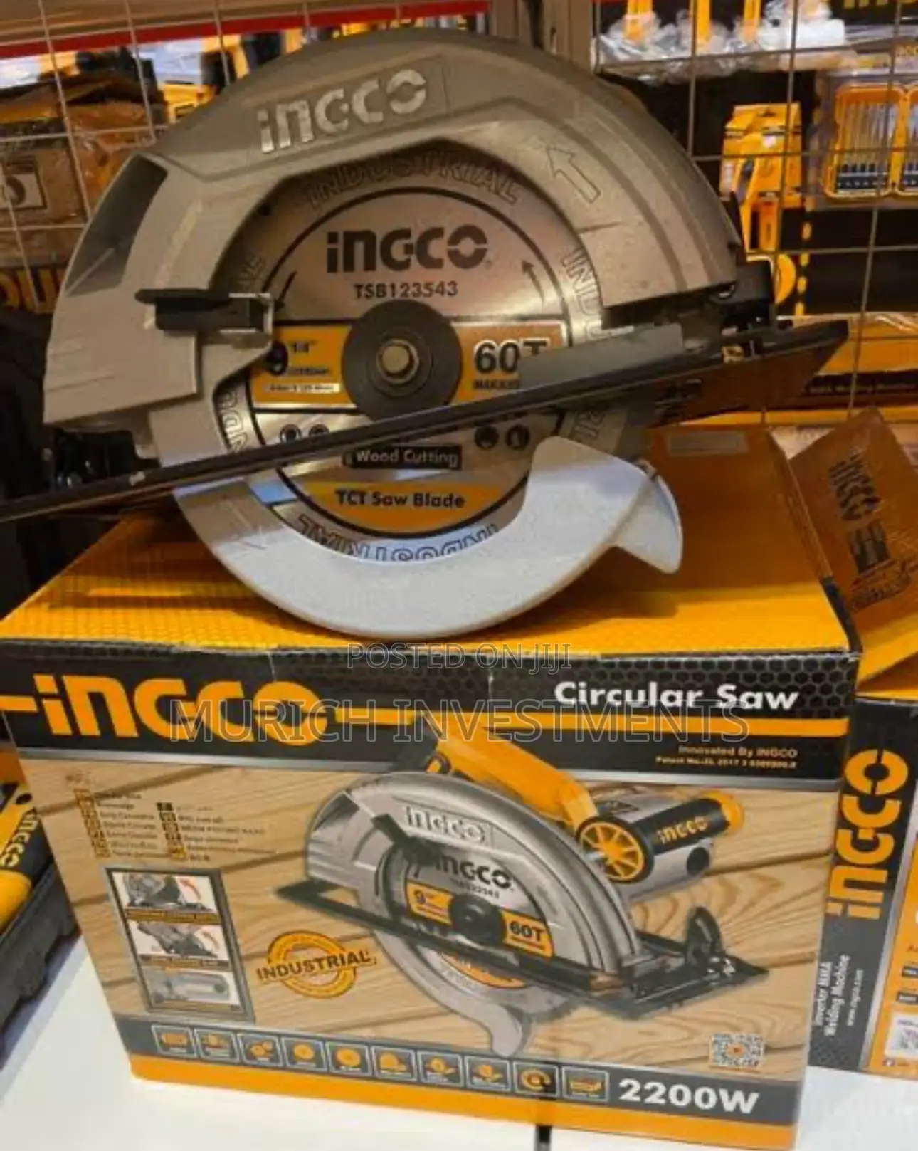 Ingco Cs2358 Circular Saw 235mm (9-1/4”) Blade