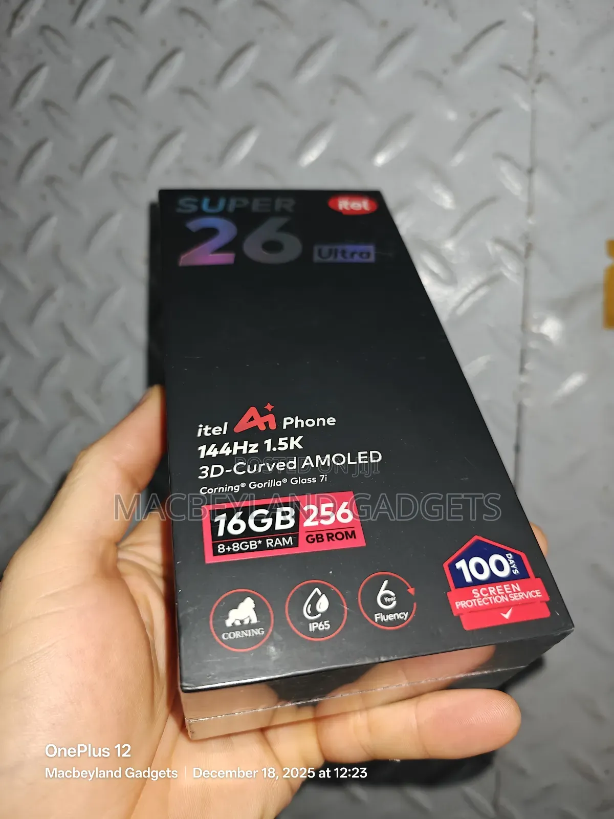 New Itel S26 Ultra 256 GB Black