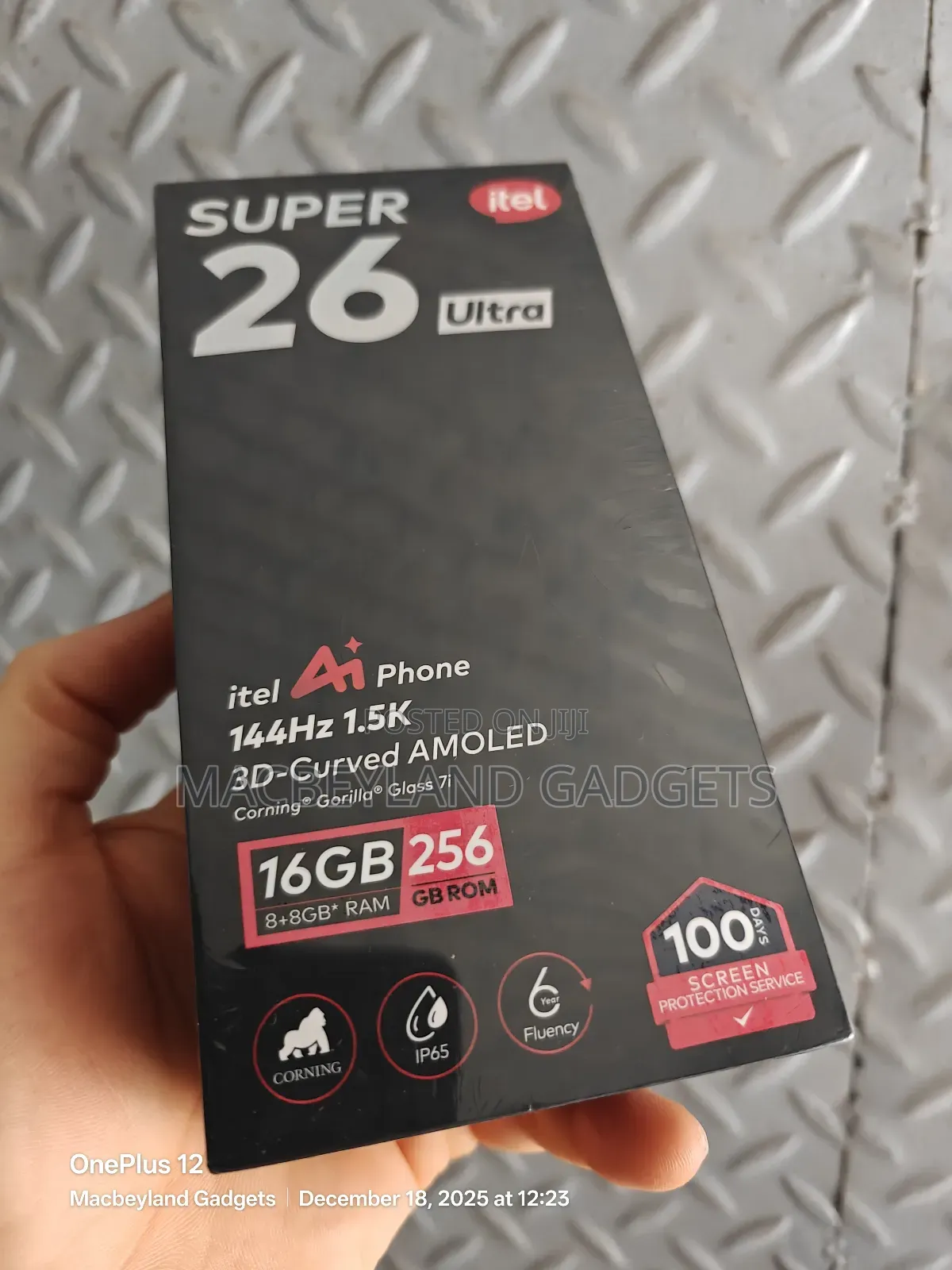 New Itel S26 Ultra 256 GB Black