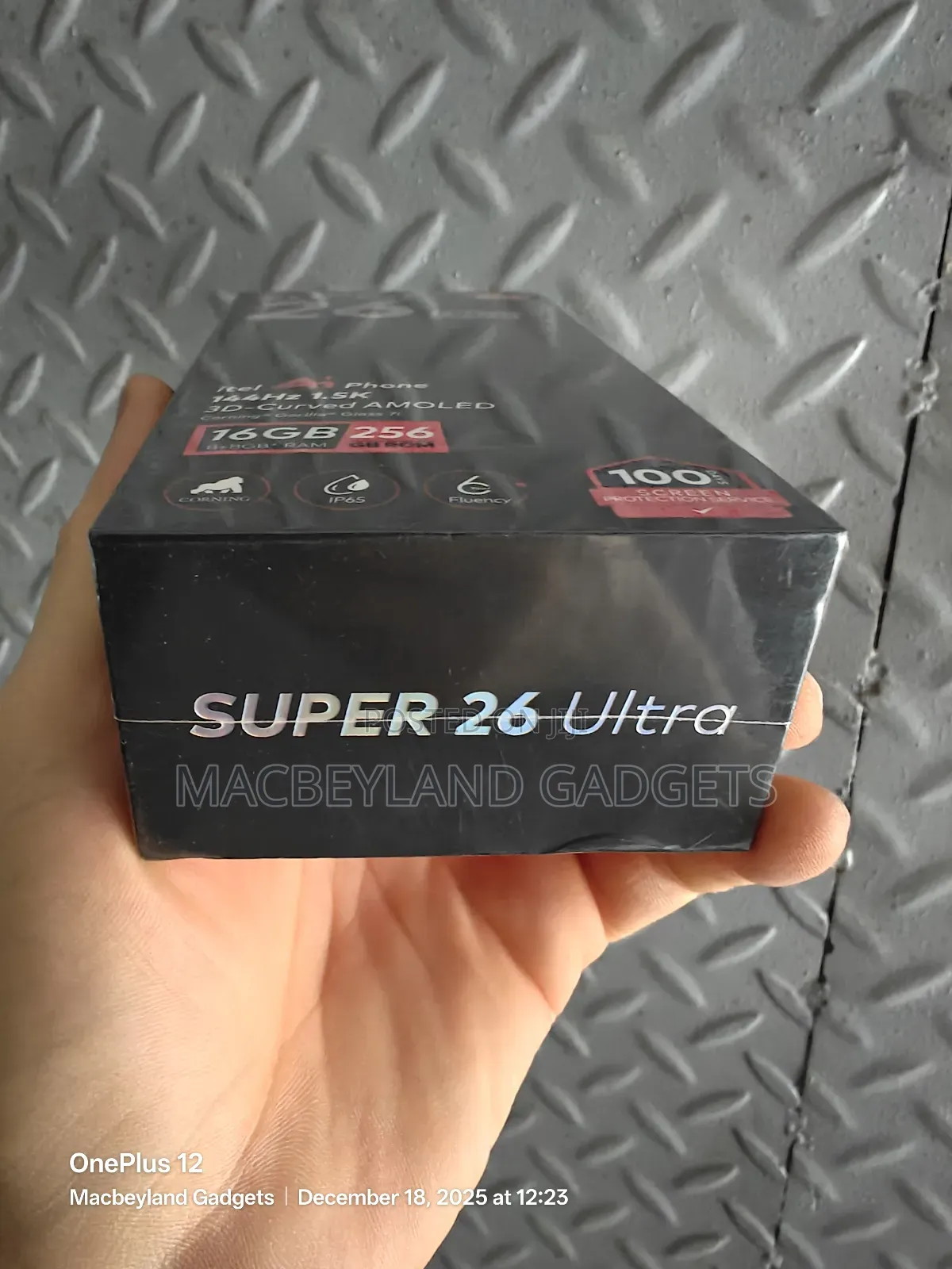 New Itel S26 Ultra 256 GB Black