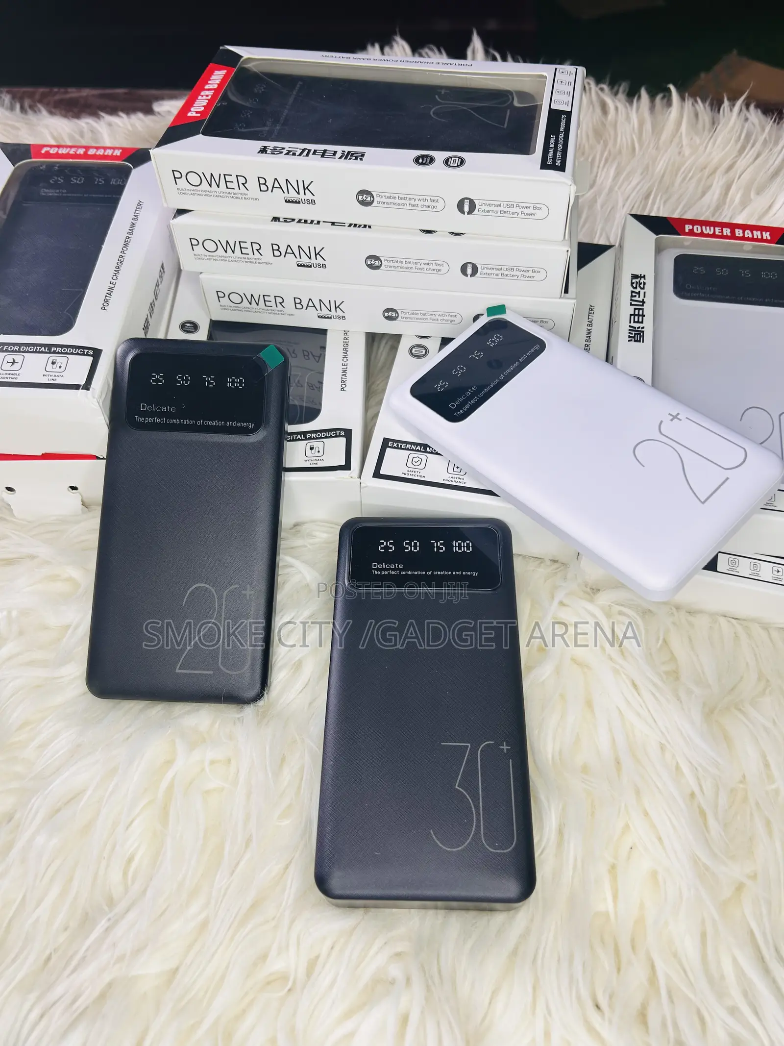 20,000mah and 30,000mah Fast Charging Power Bank Available