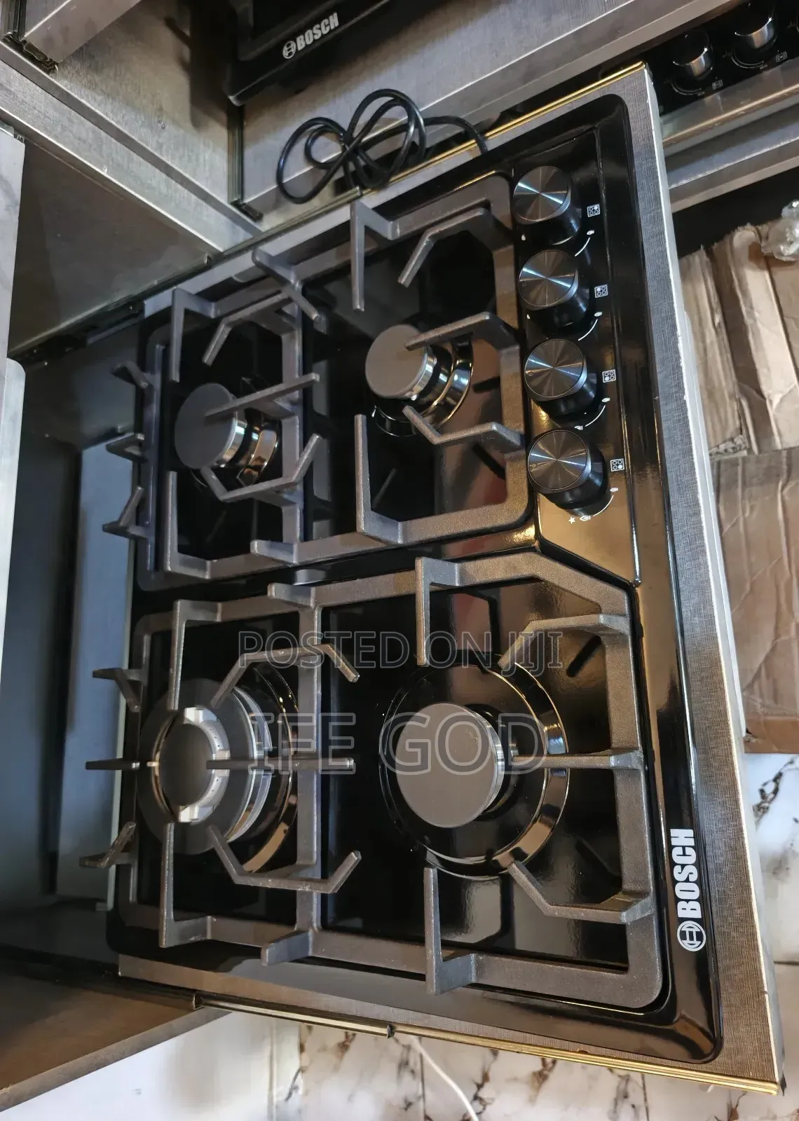 Original Qualit Bosch Built-in Germany Technology 4 Burners Gas Cooker