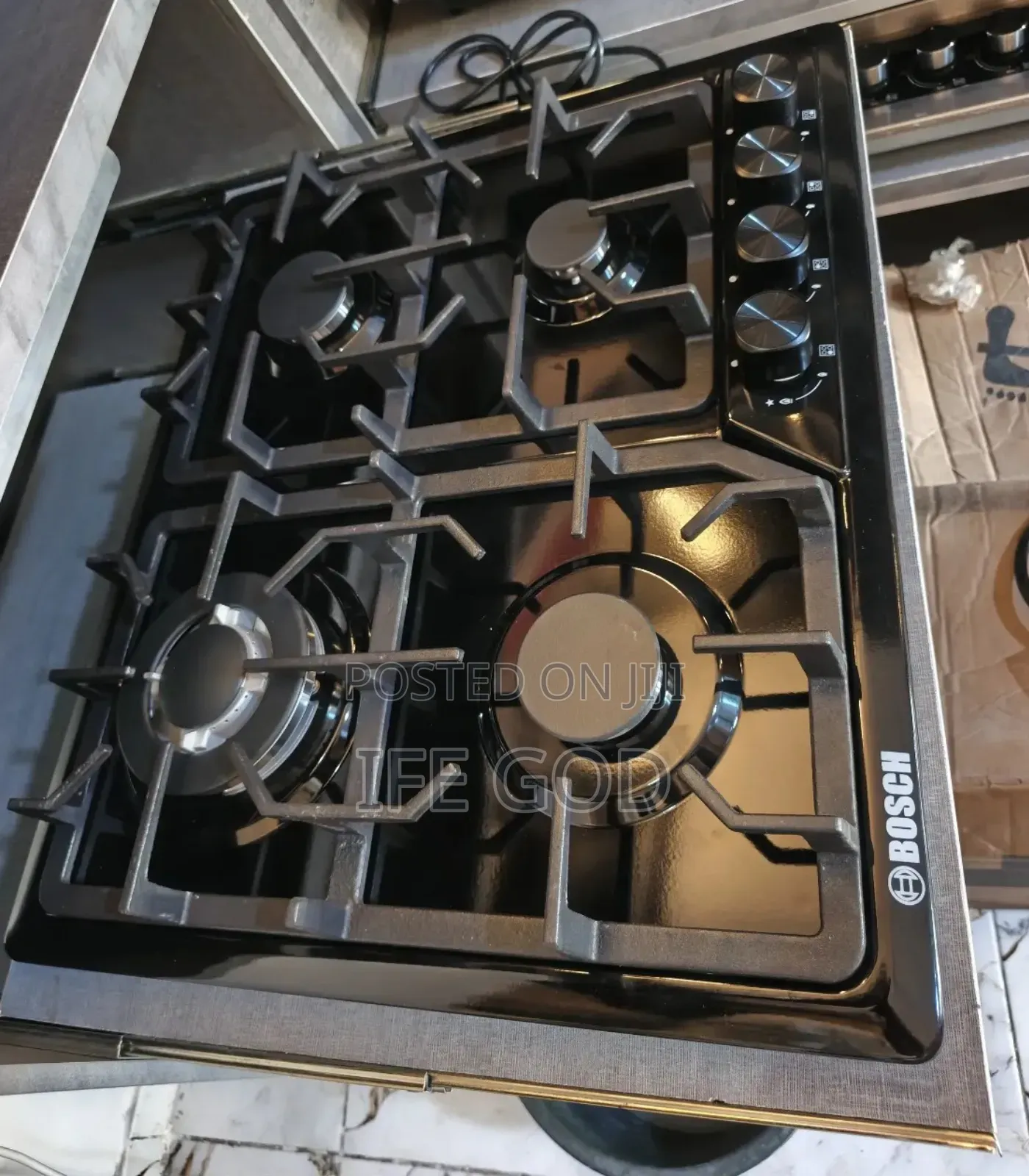 Original Qualit Bosch Built-in Germany Technology 4 Burners Gas Cooker