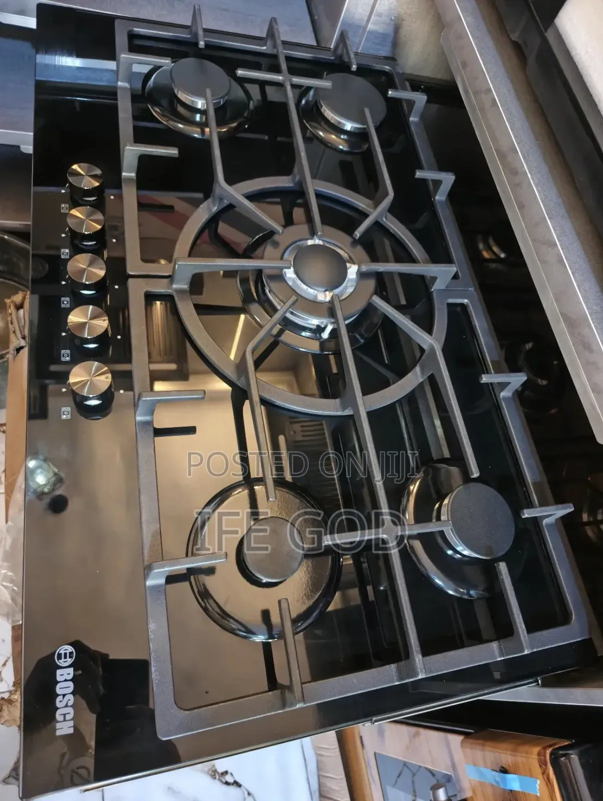 Original Bosch Built-in Cabinet or Table Top 5 Burners Gas Cooker 90cm