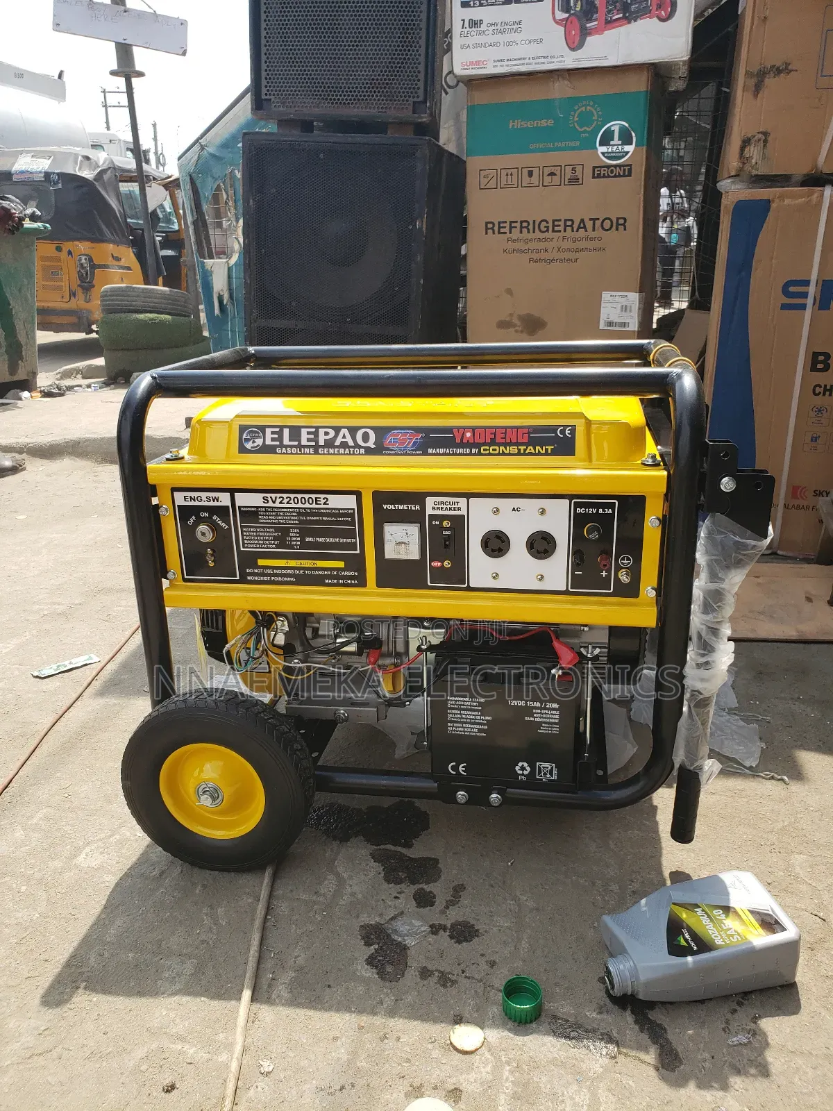 Elepaq Sv22000e2 11kva Copper Coil Generator