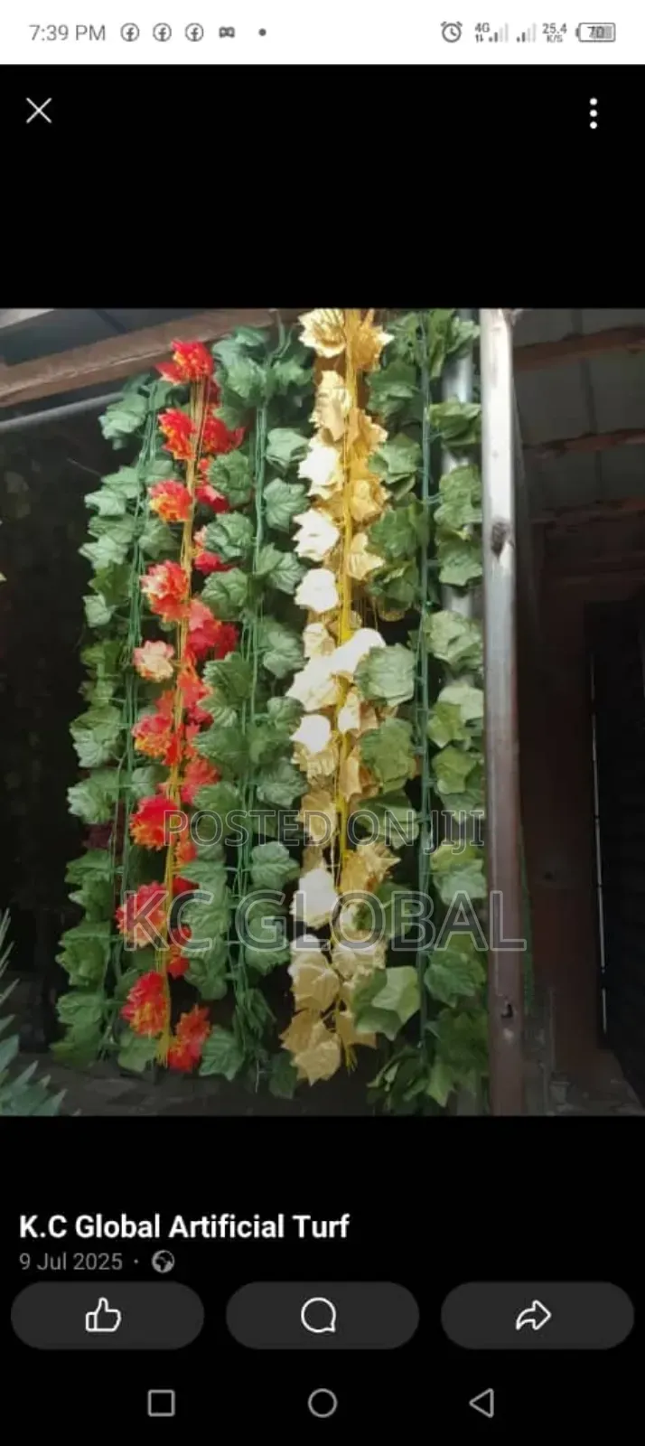 Artificial Flower Wall Mat and Gallant Etc