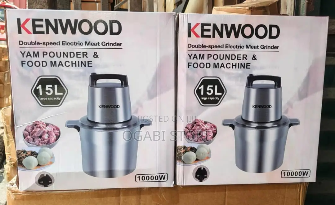 15l Kenwood Double-Speed Electric Meat Grinder Yam Pounde