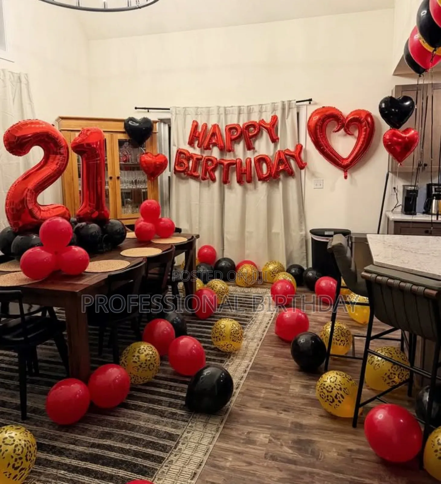 Ceiling Balloons and Valentine's Day Gift Vendor. Lagos