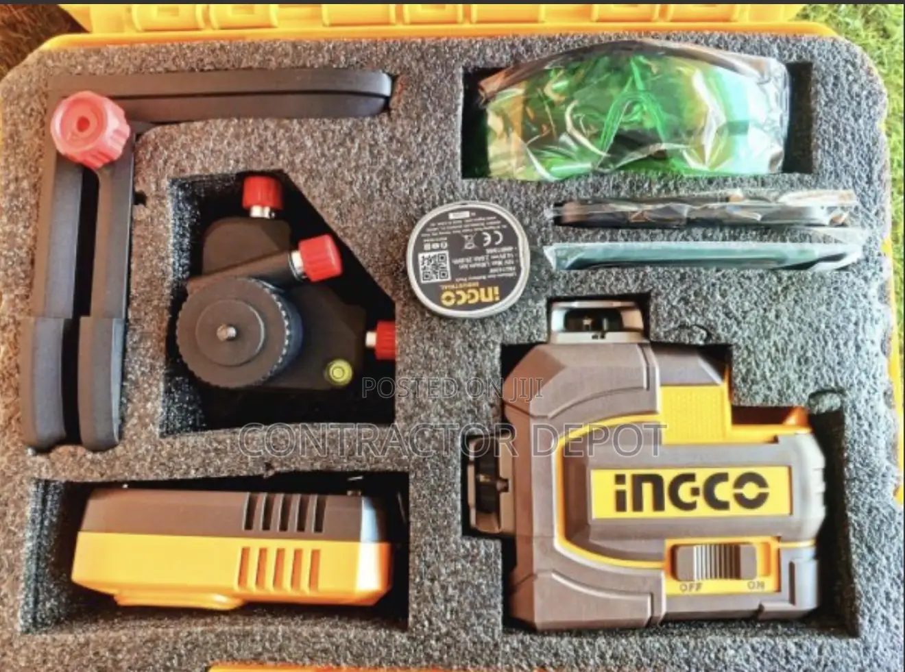 Ingco Cordless 16v Lithium-Ion 3d Level Laser 35m