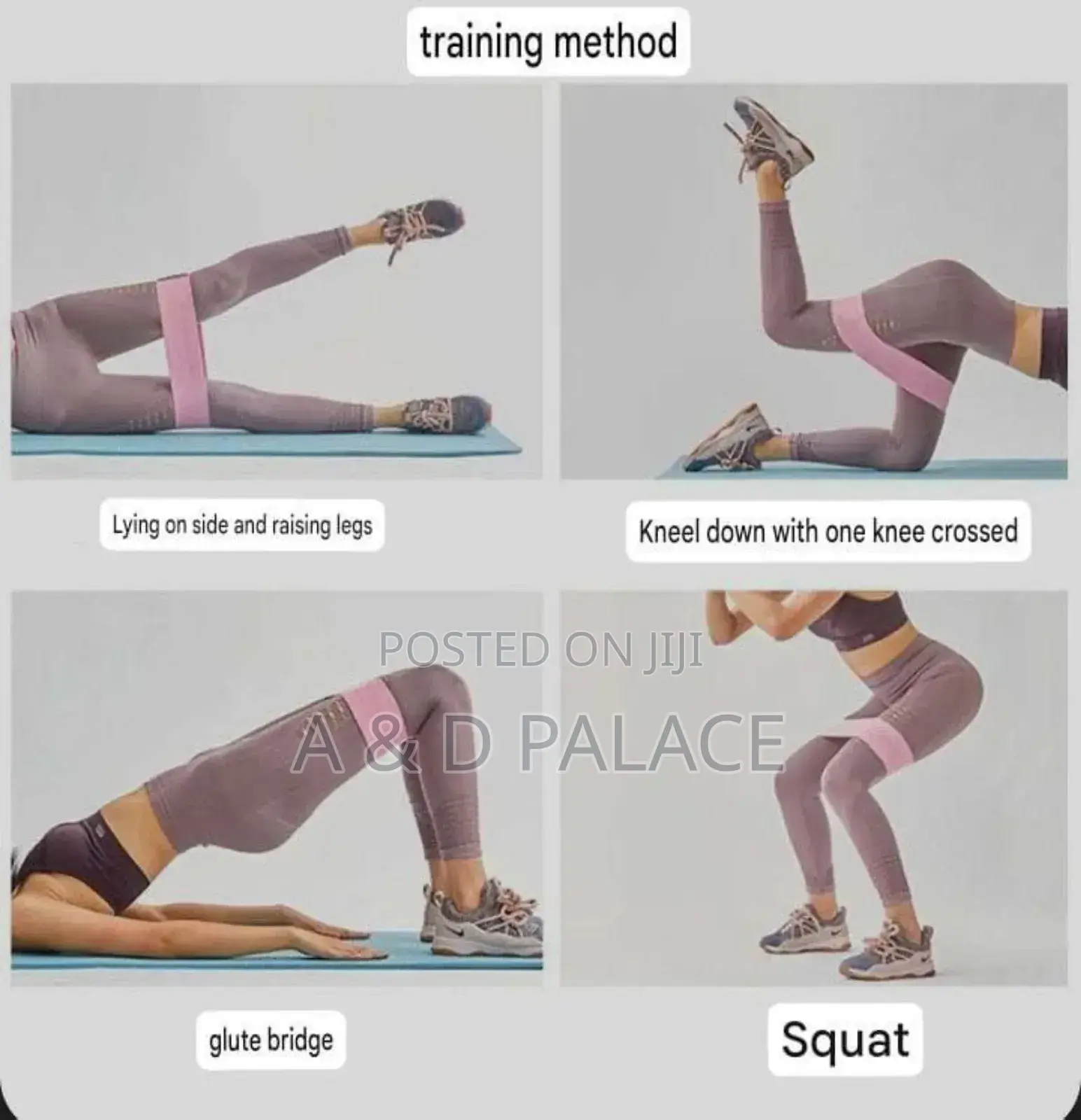 3pcs Legs Butts Lifting Yoga Resistant Band