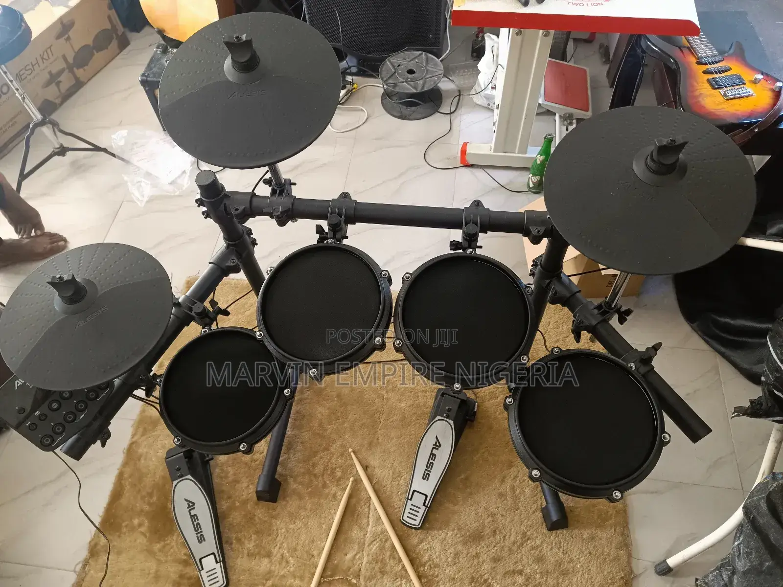 Alesis Turbo Mesh Kit - Electric Drum Set With 100+ Sounds