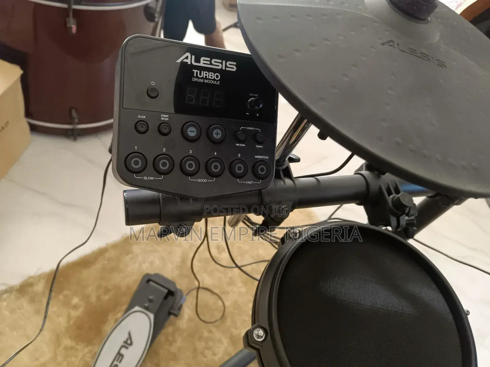 Alesis Turbo Mesh Kit - Electric Drum Set With 100+ Sounds