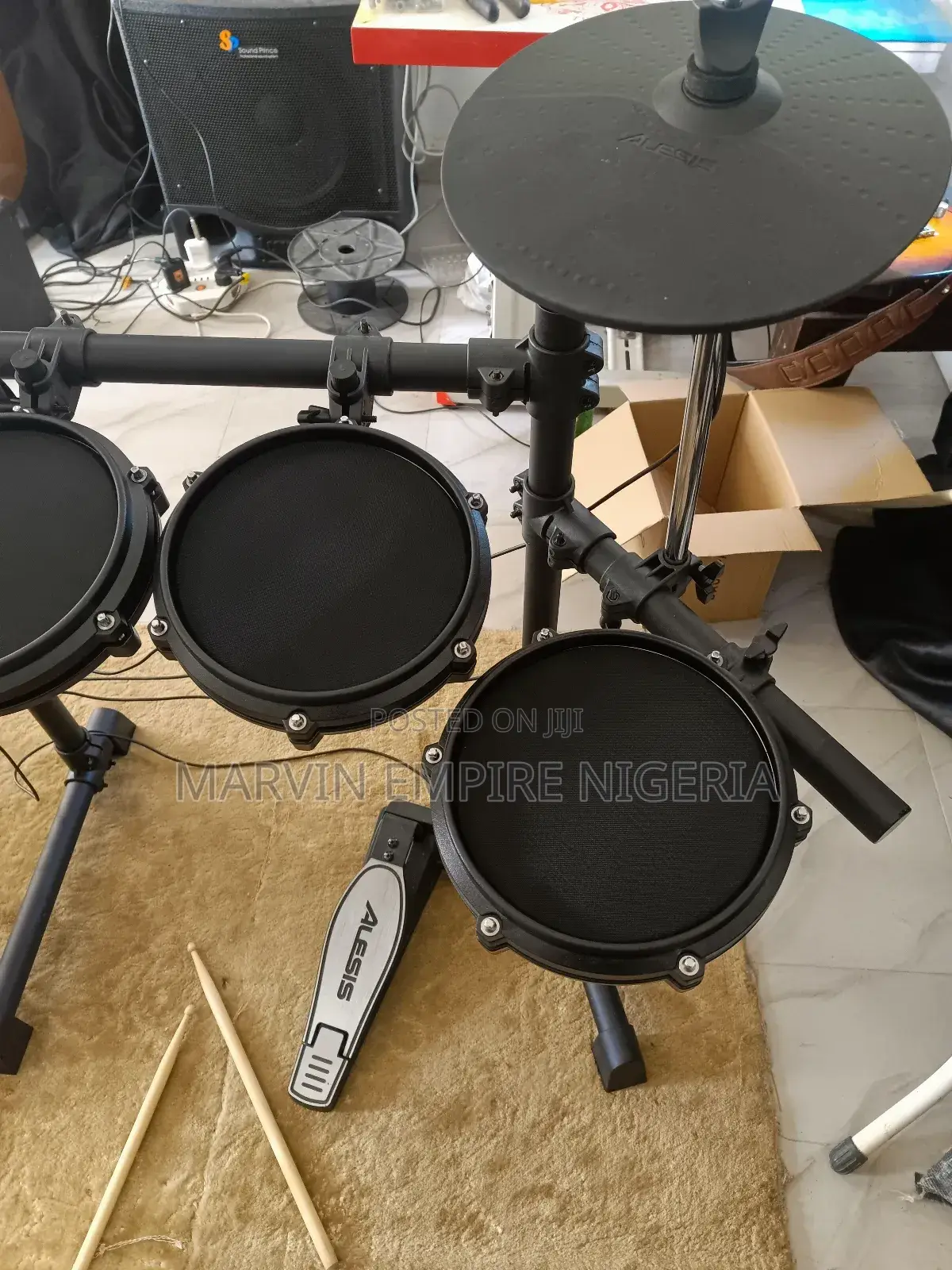 Alesis Turbo Mesh Kit - Electric Drum Set With 100+ Sounds
