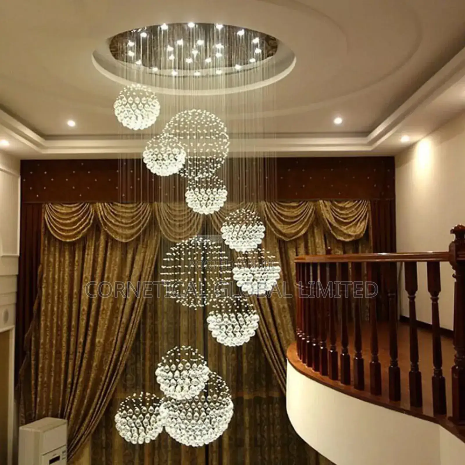 Luxury Modern Quality Stylish Cascade Chandelier Lights