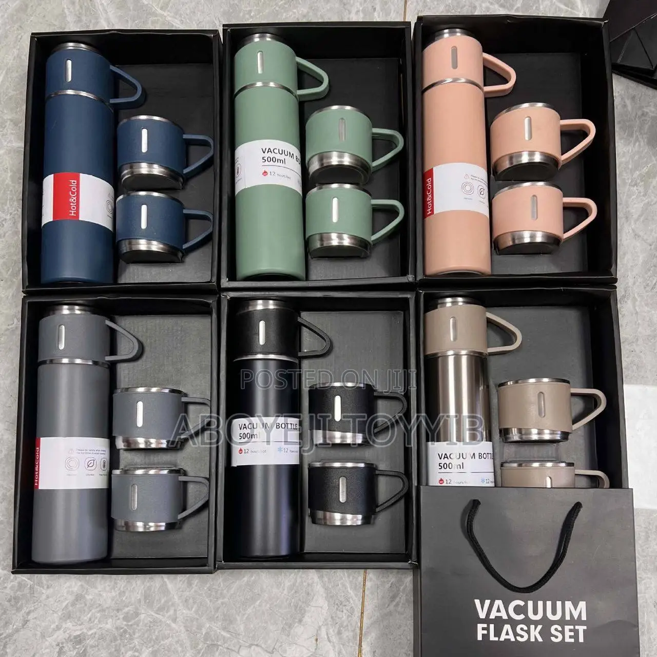 High Quality 3 In 1 Vacuum Flask Set
