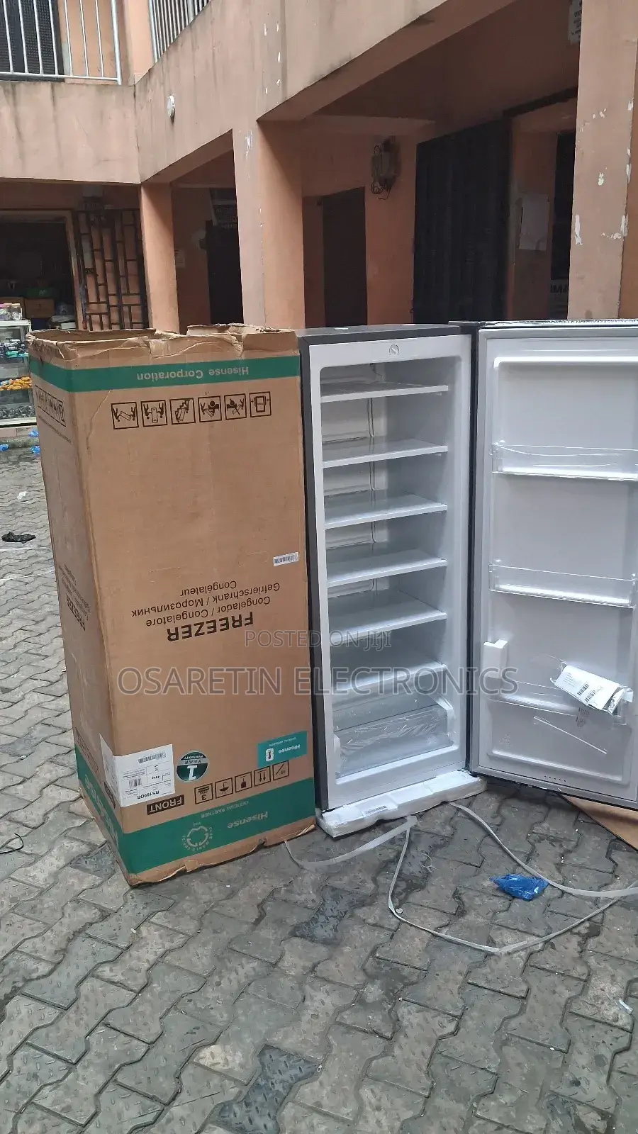 Hisense Standing Freezer, One Year Warranty, Fast Freezing