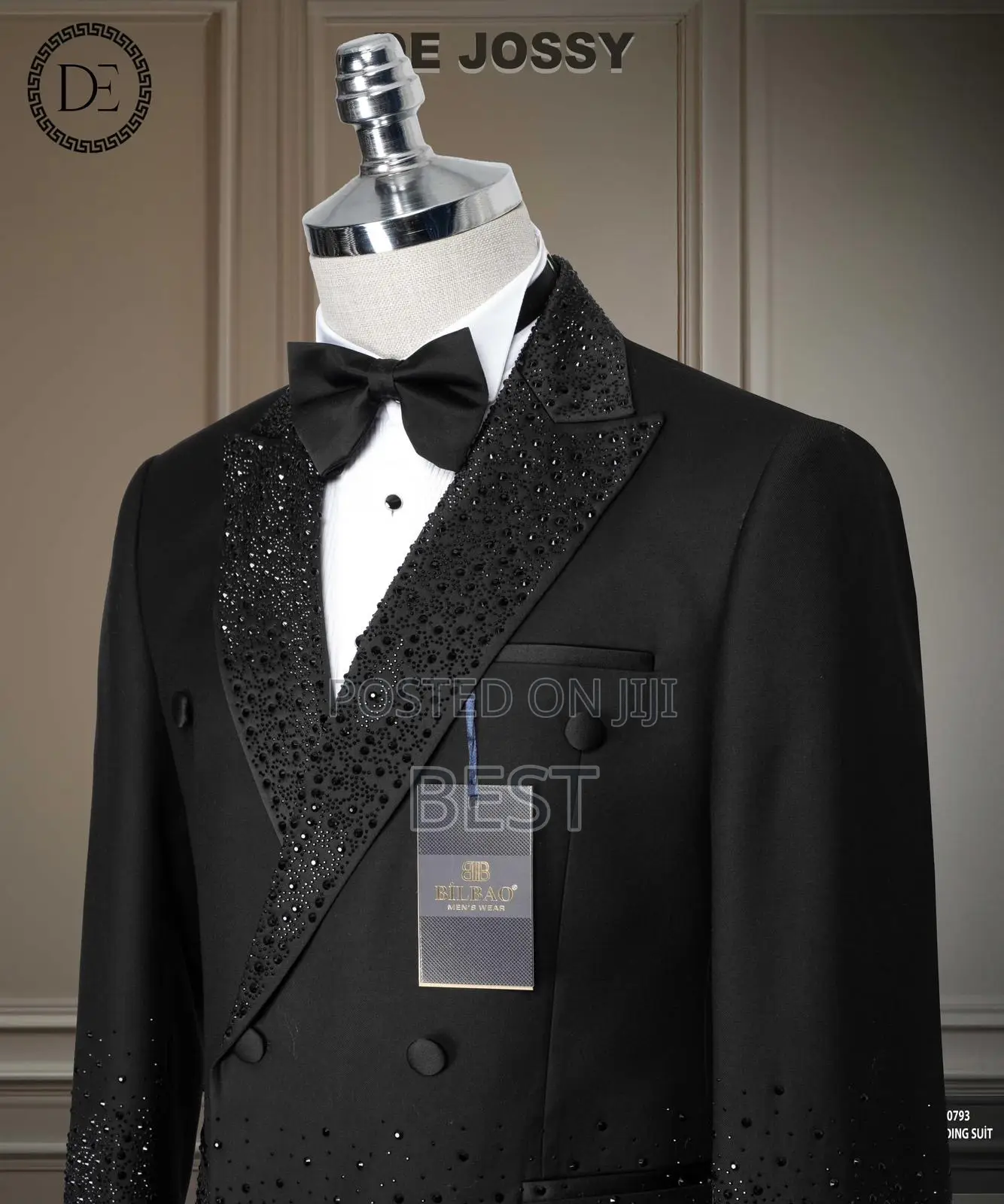 Italian Men's Luxury Ceremonies Double Breasted Suit