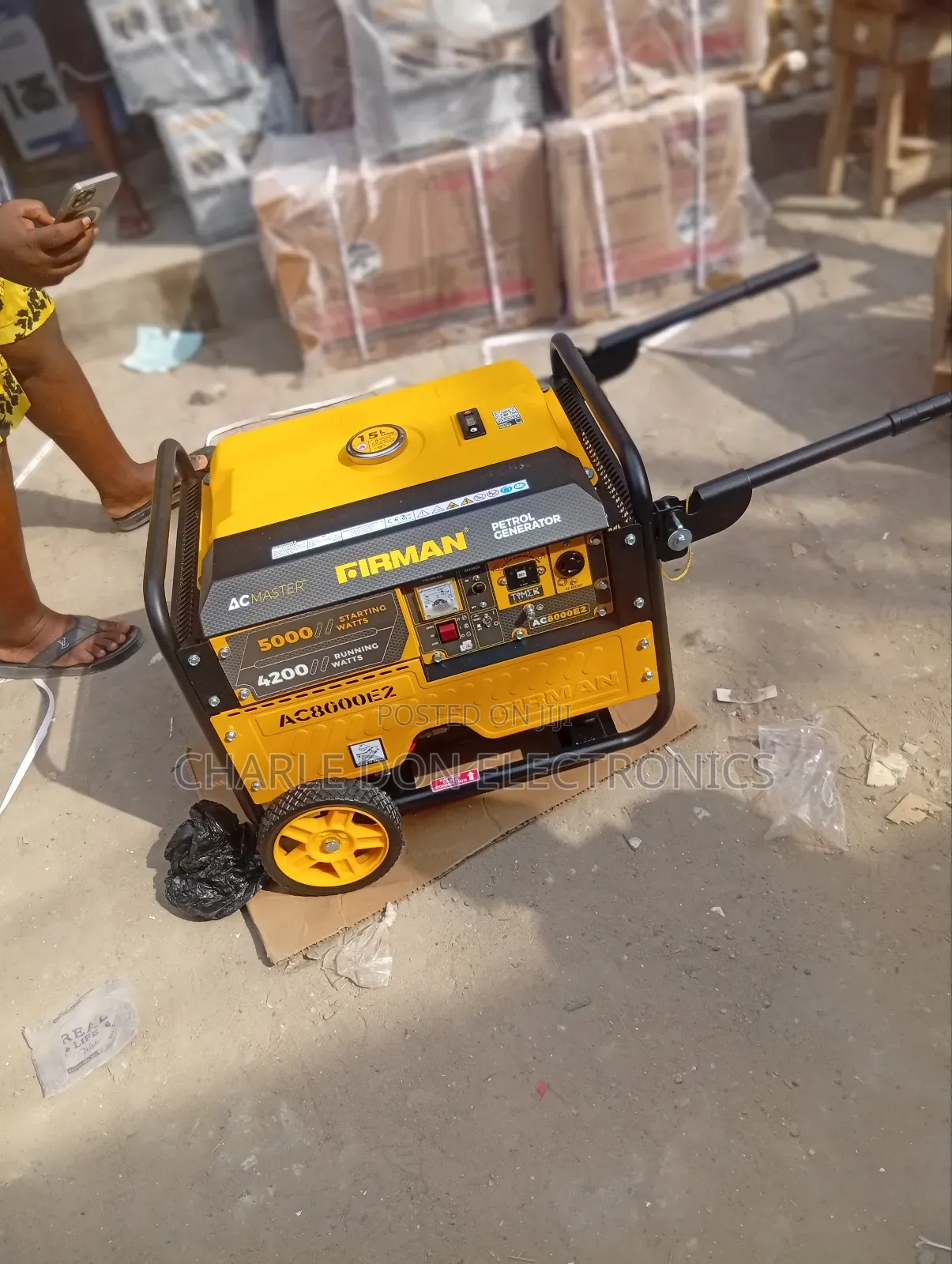 Original 5kva Firman Key Start Petrol Generator