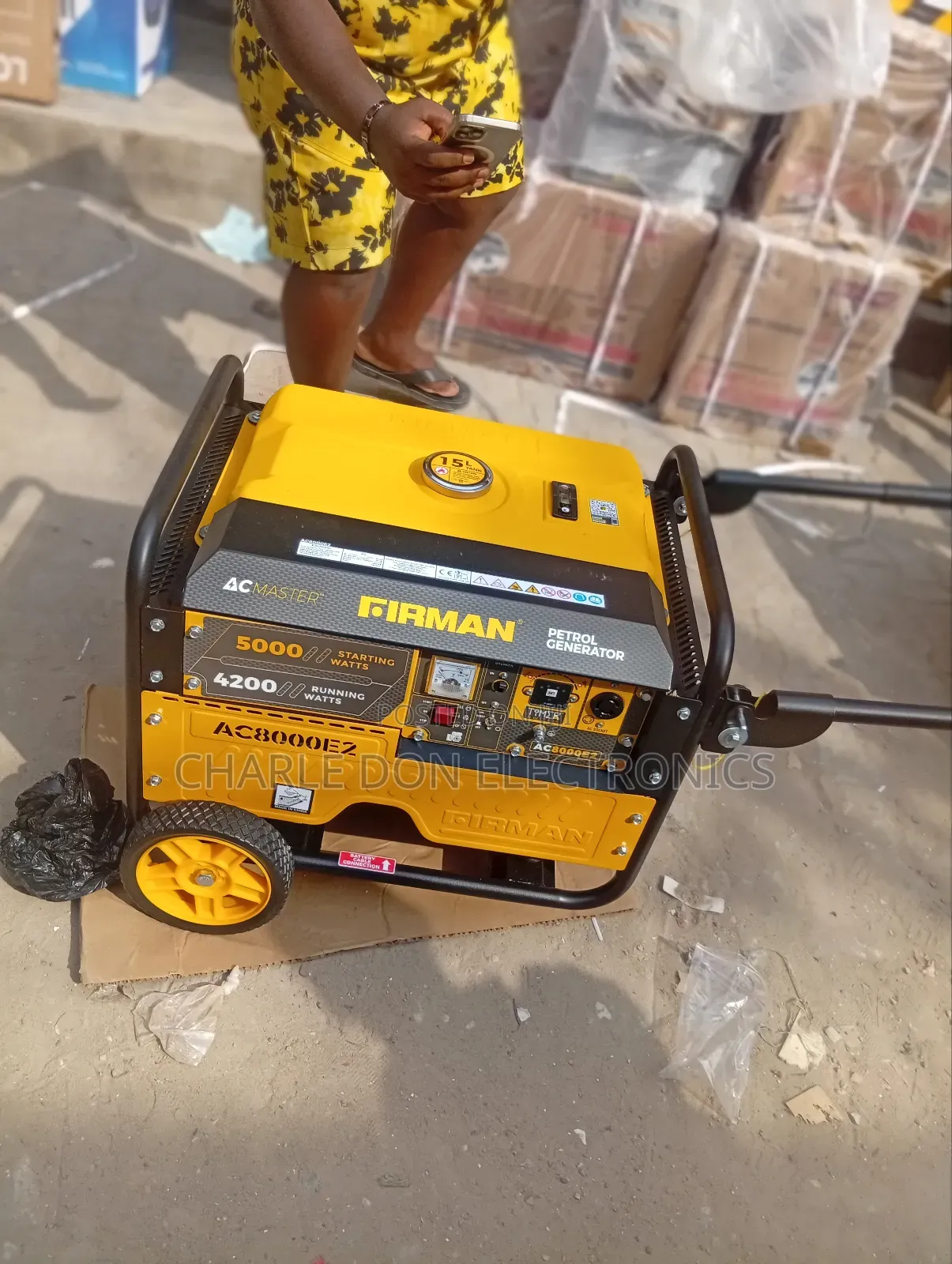 Original 5kva Firman Key Start Petrol Generator