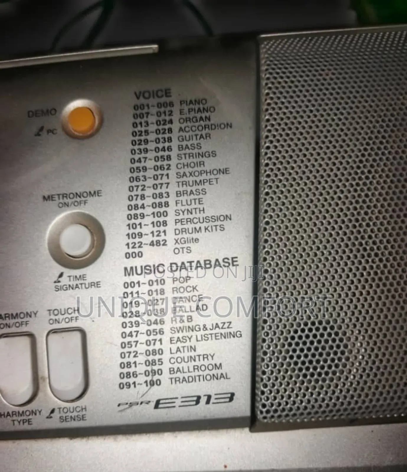 Foreign Used Yamaha PSR E313 Keyboard