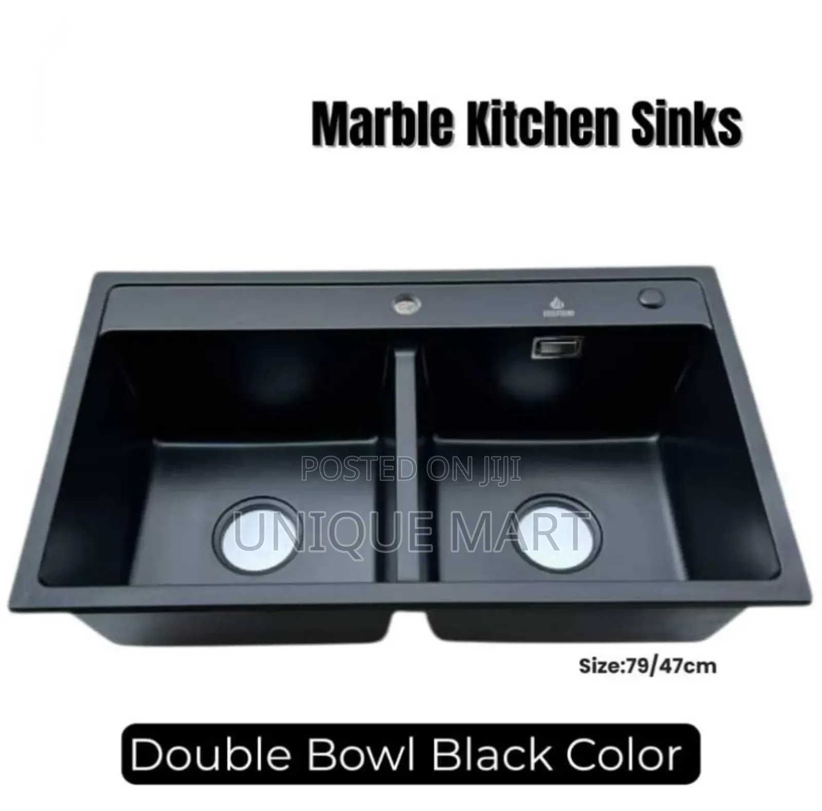 Marble Sink With Double Bowl